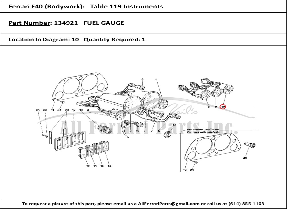 Ferrari Part 134921