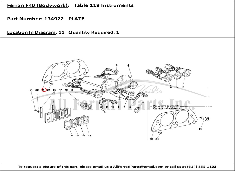 Ferrari Part 134922