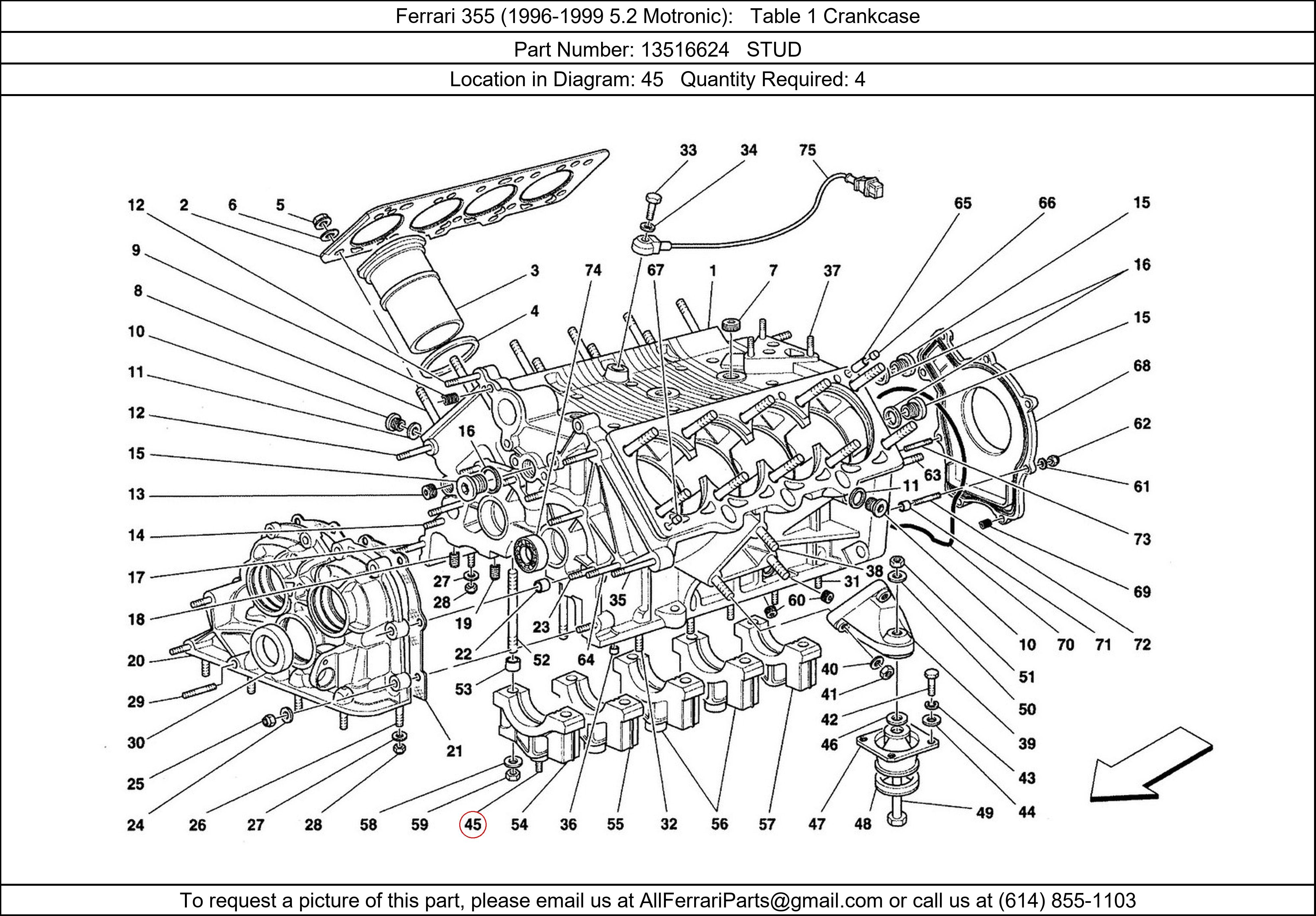 Ferrari Part 13516624