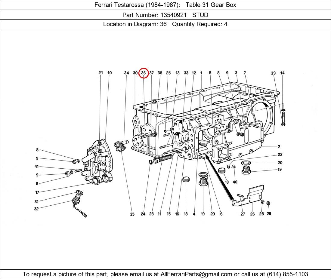 Ferrari Part 13540921