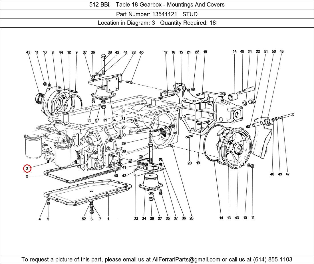 Ferrari Part 13541121