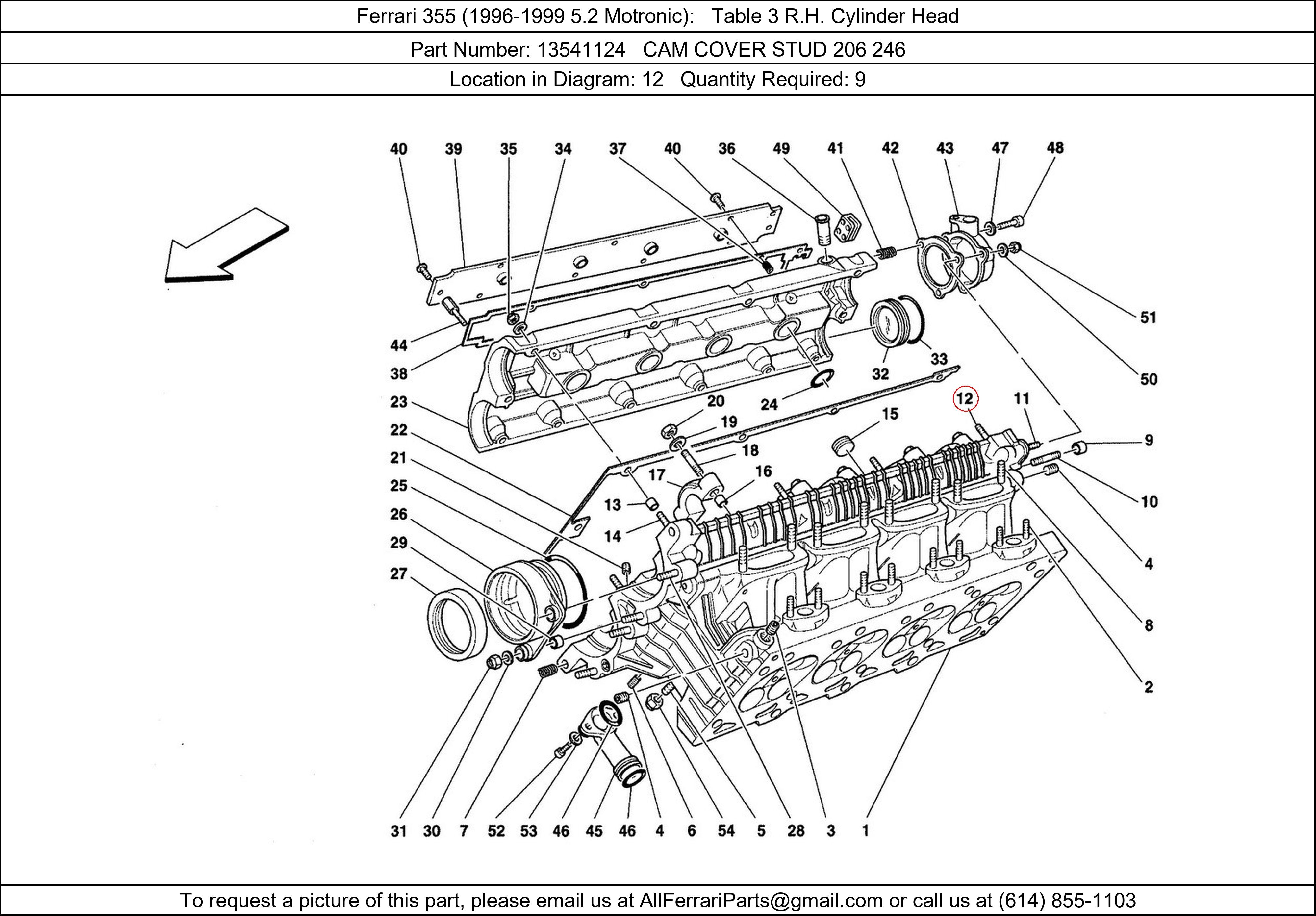 Ferrari Part 13541124