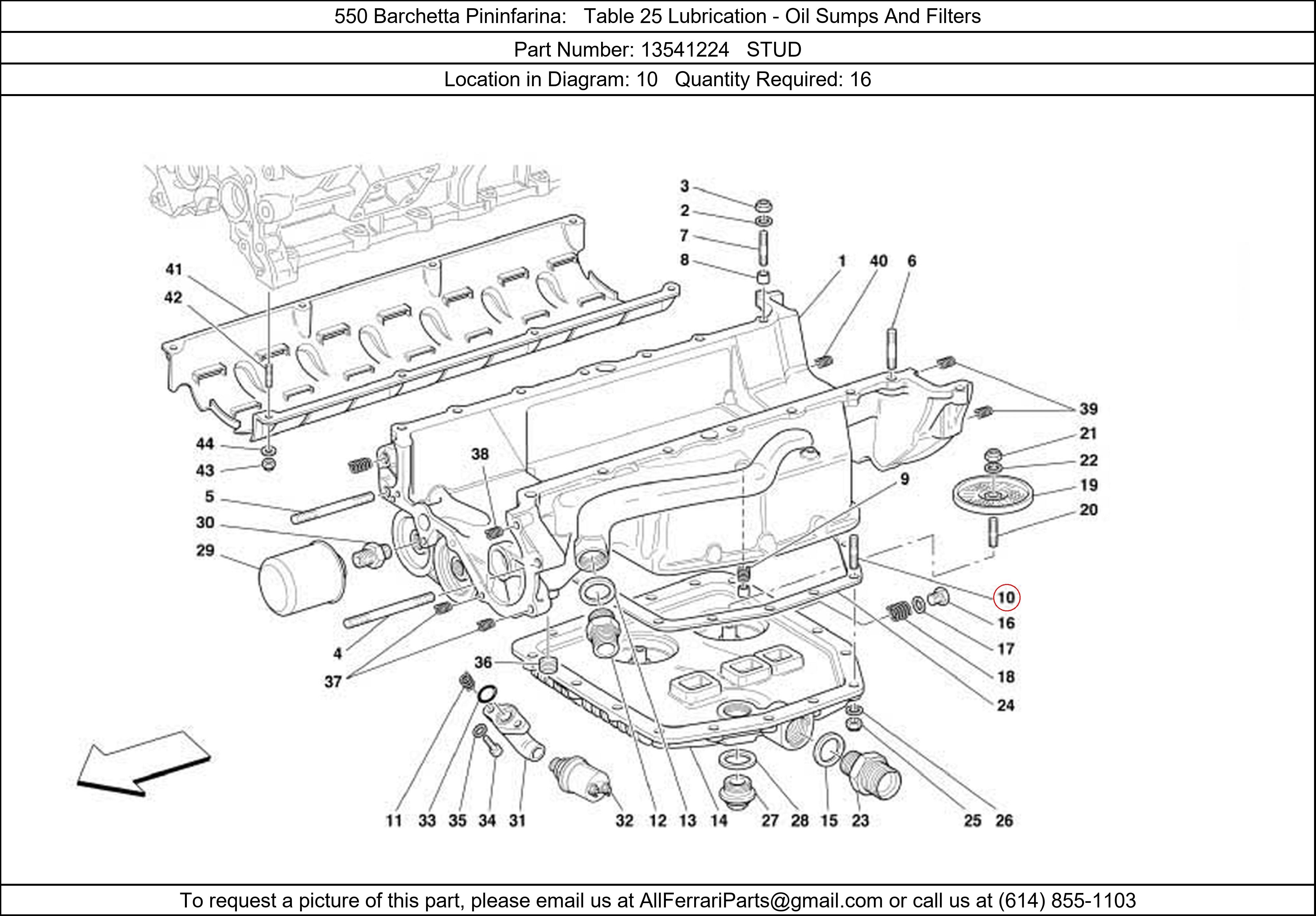 Ferrari Part 13541224