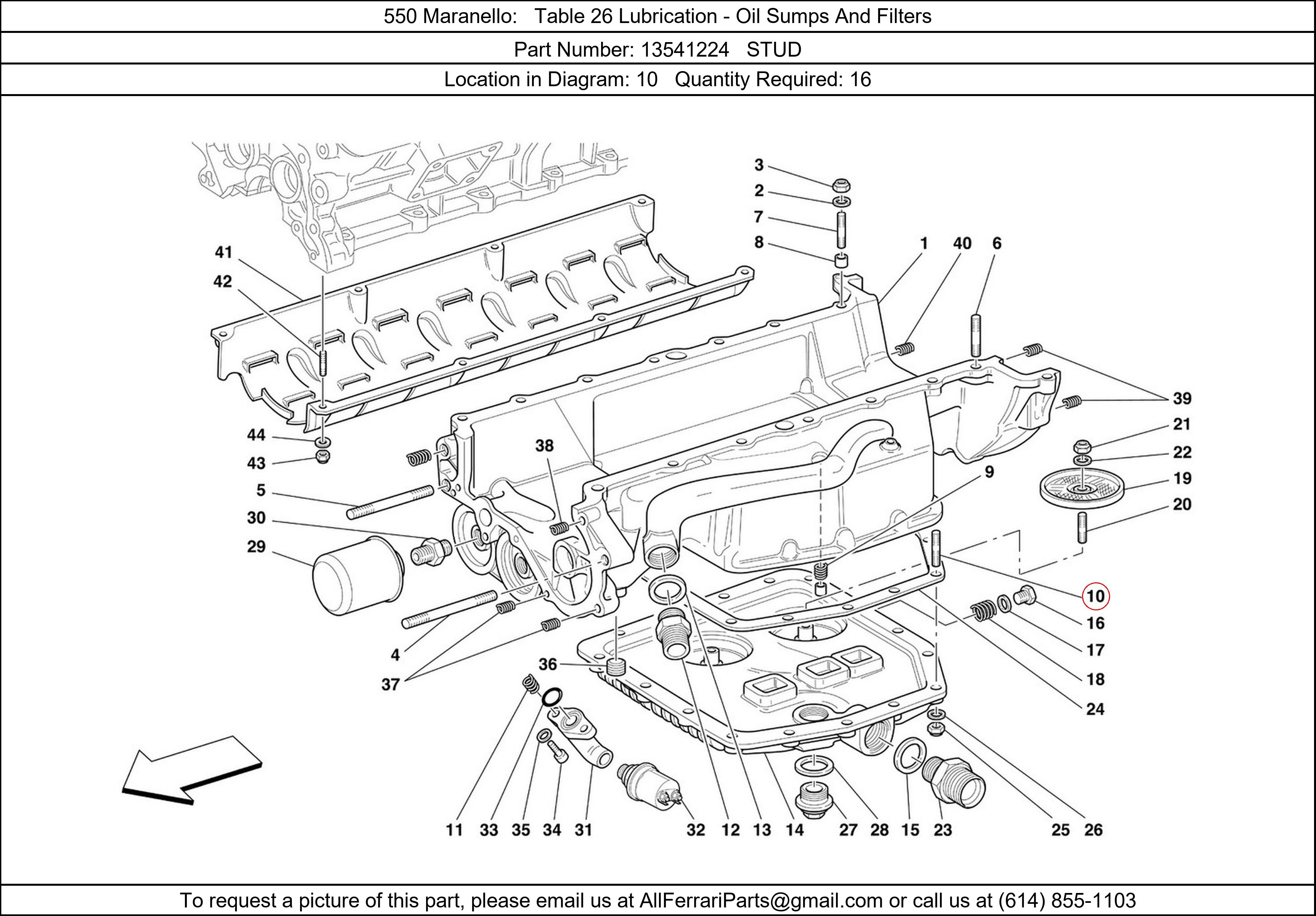 Ferrari Part 13541224