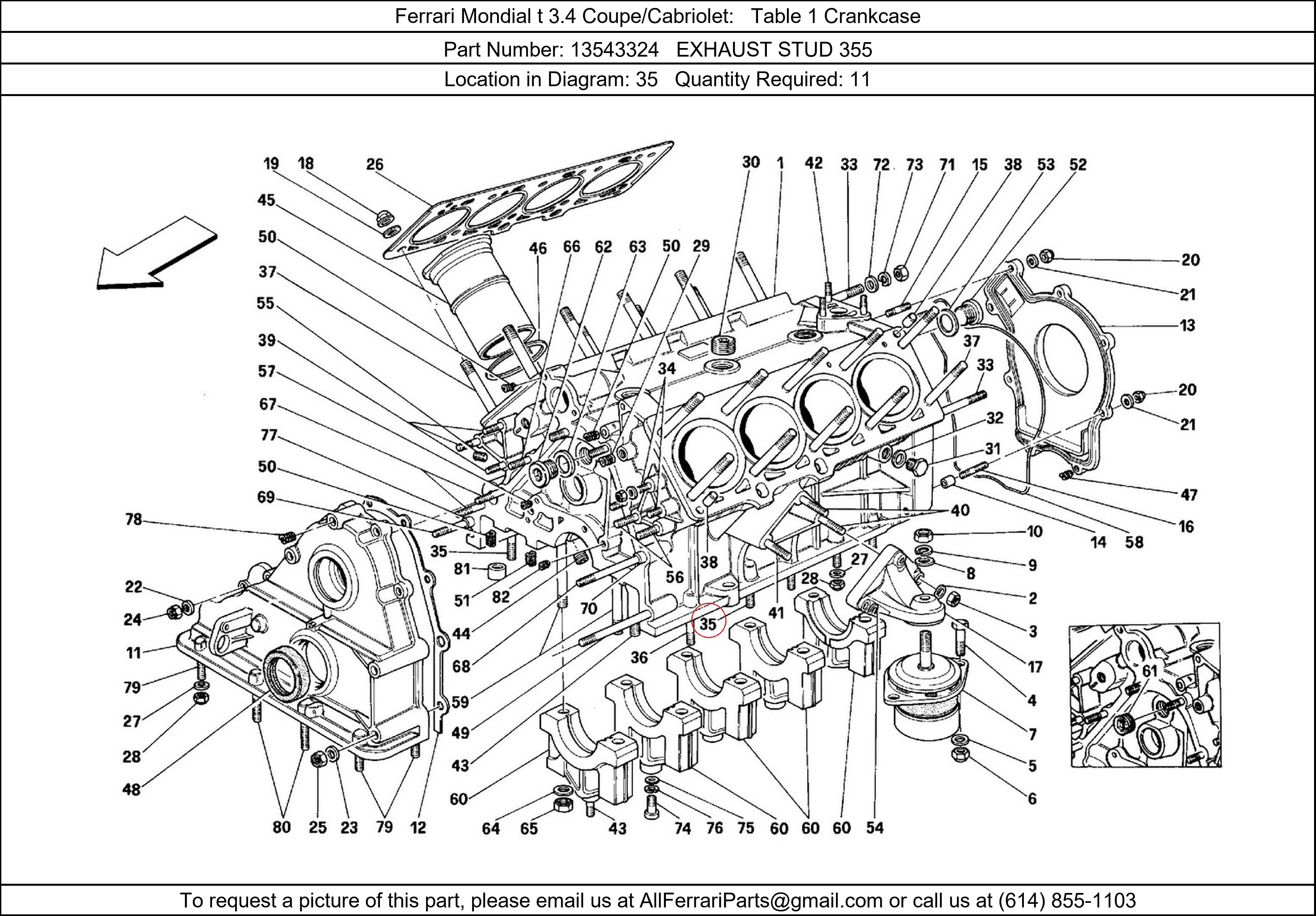 Ferrari Part 13543324