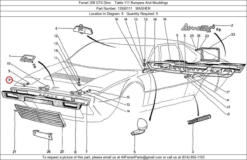 Ferrari Part 13550111