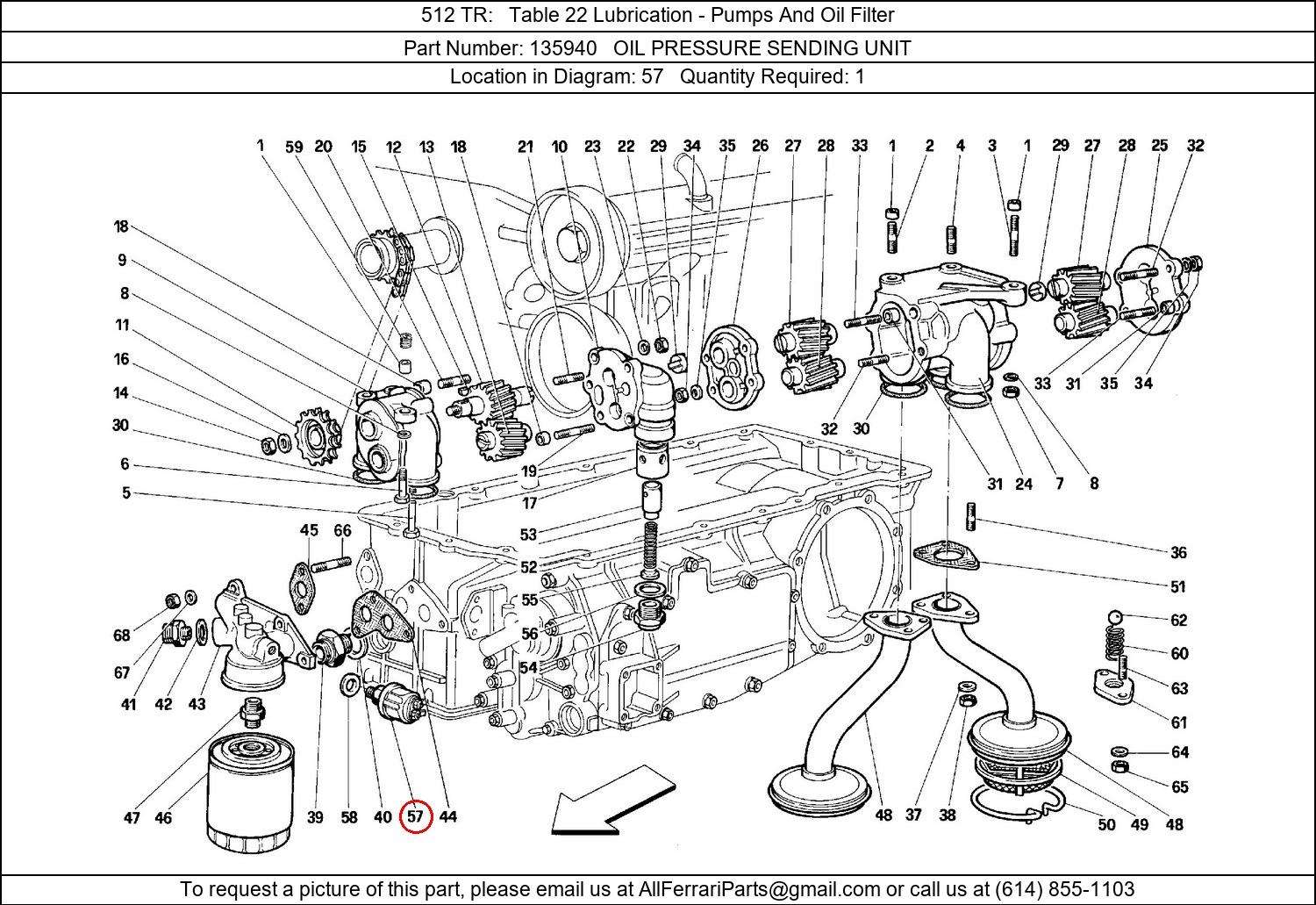 Ferrari Part 135940