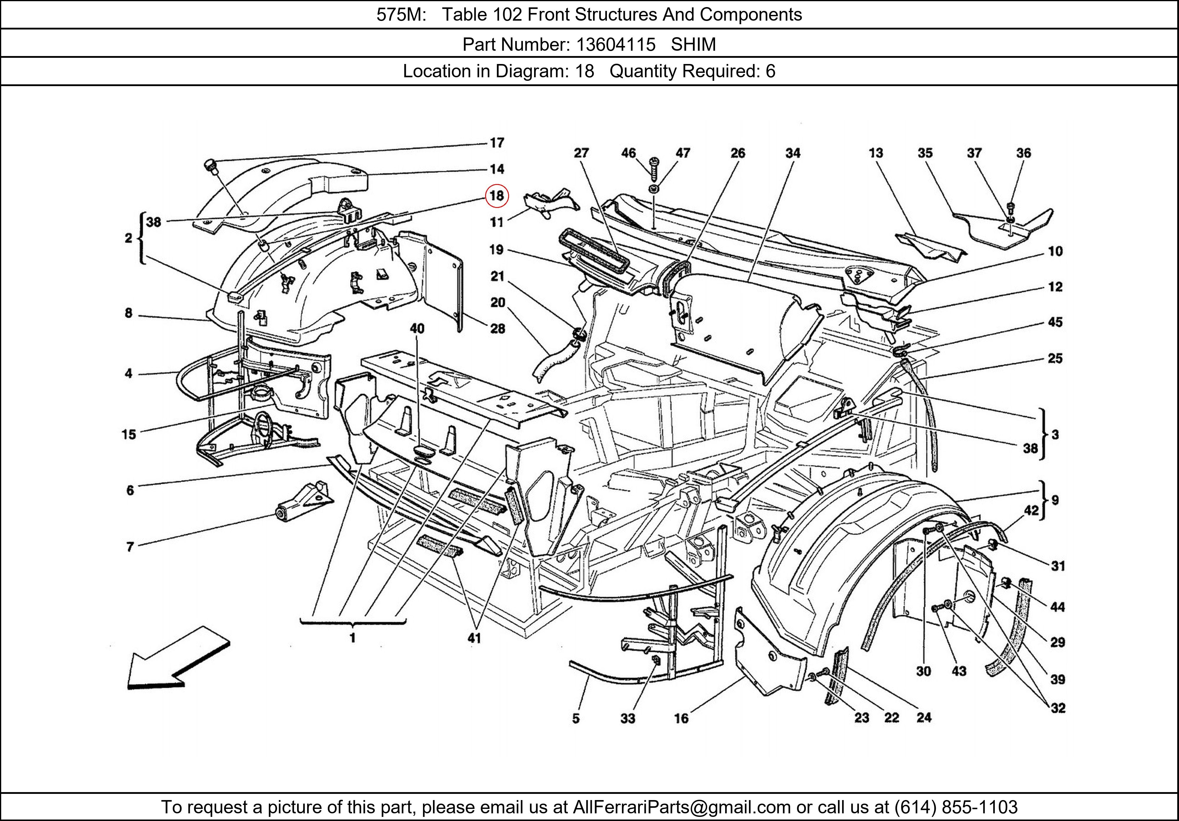 Ferrari Part 13604115