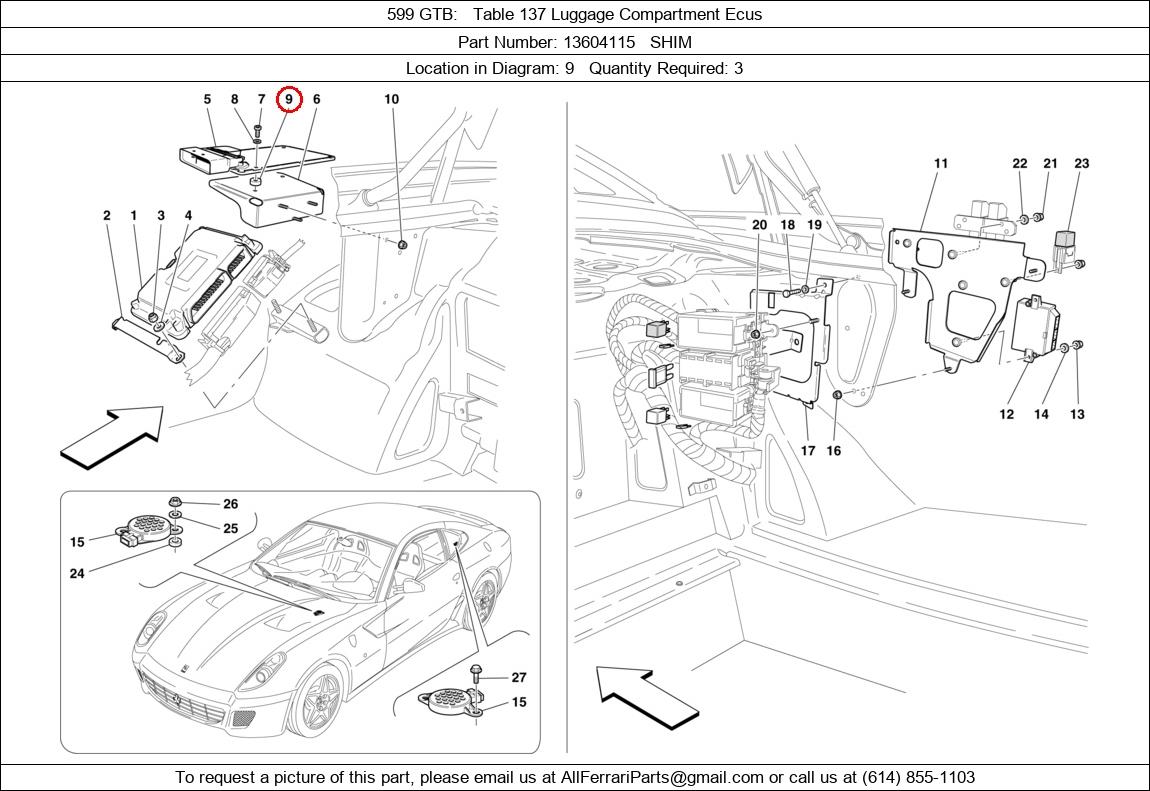 Ferrari Part 13604115