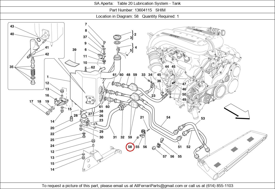 Ferrari Part 13604115