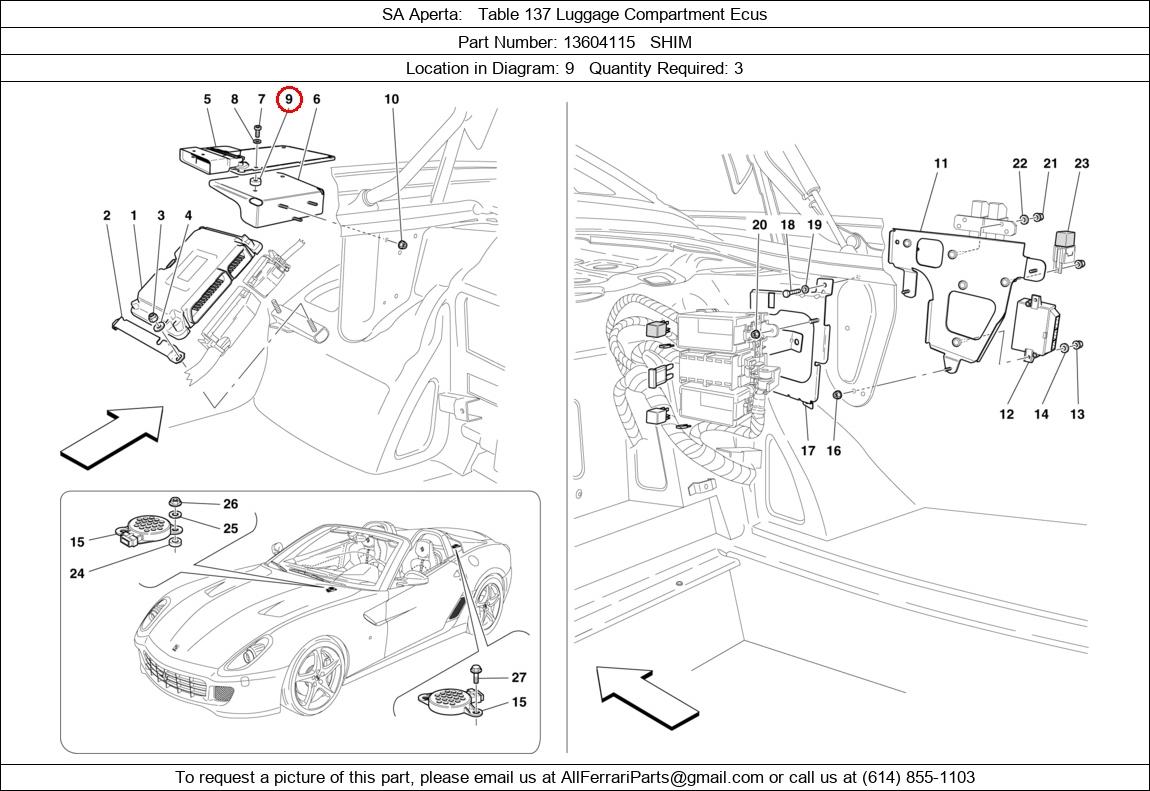 Ferrari Part 13604115