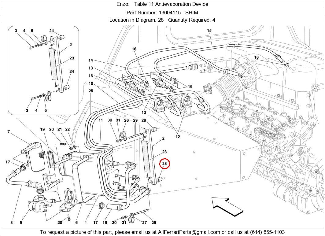 Ferrari Part 13604115