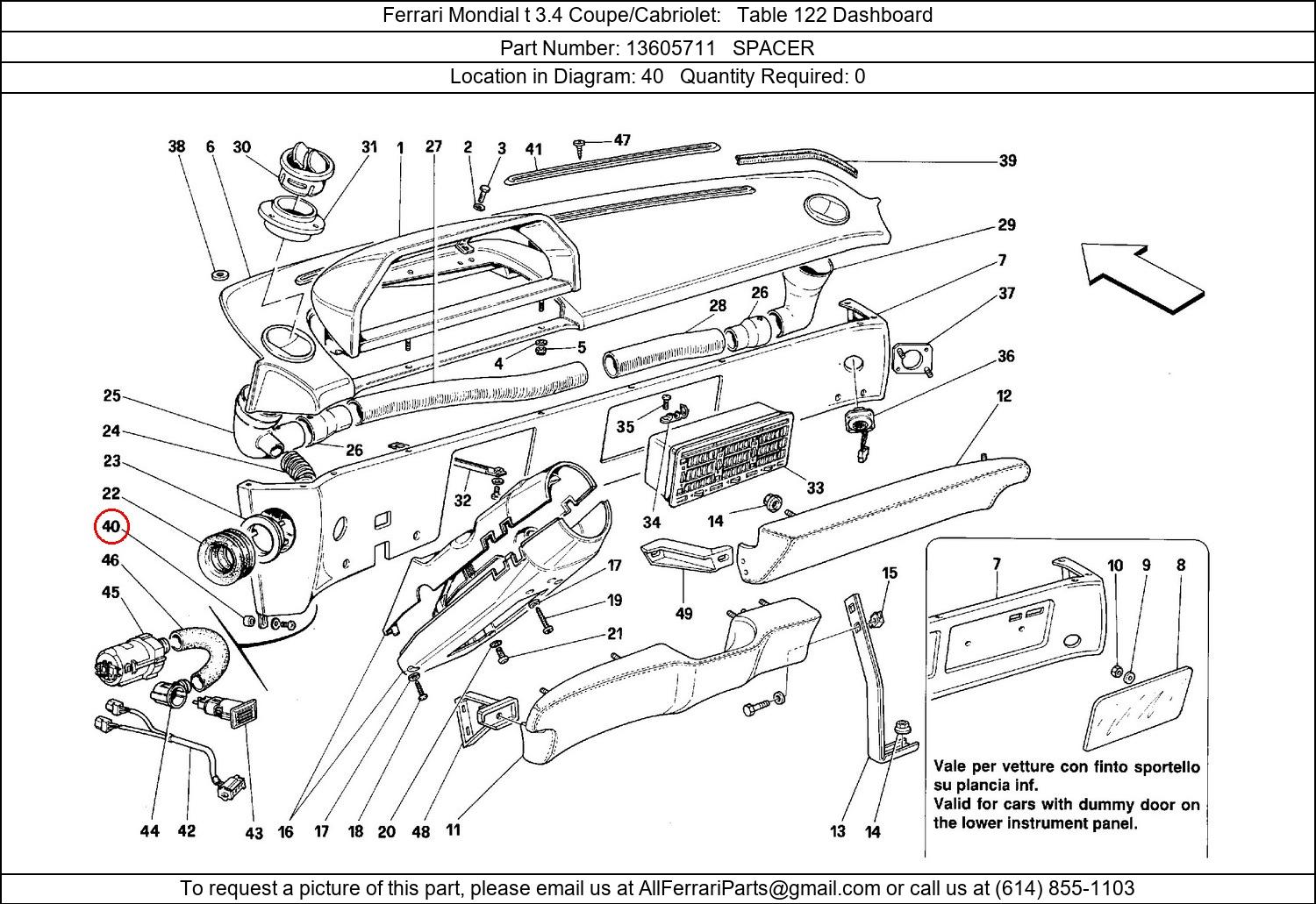 Ferrari Part 13605711