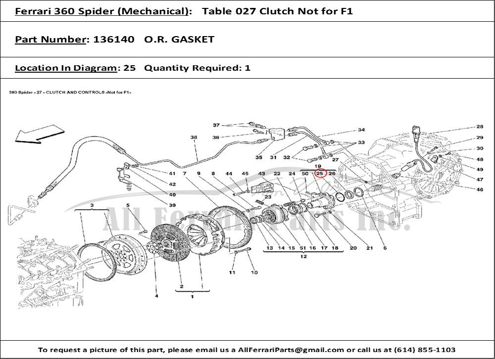 Ferrari Part 136140