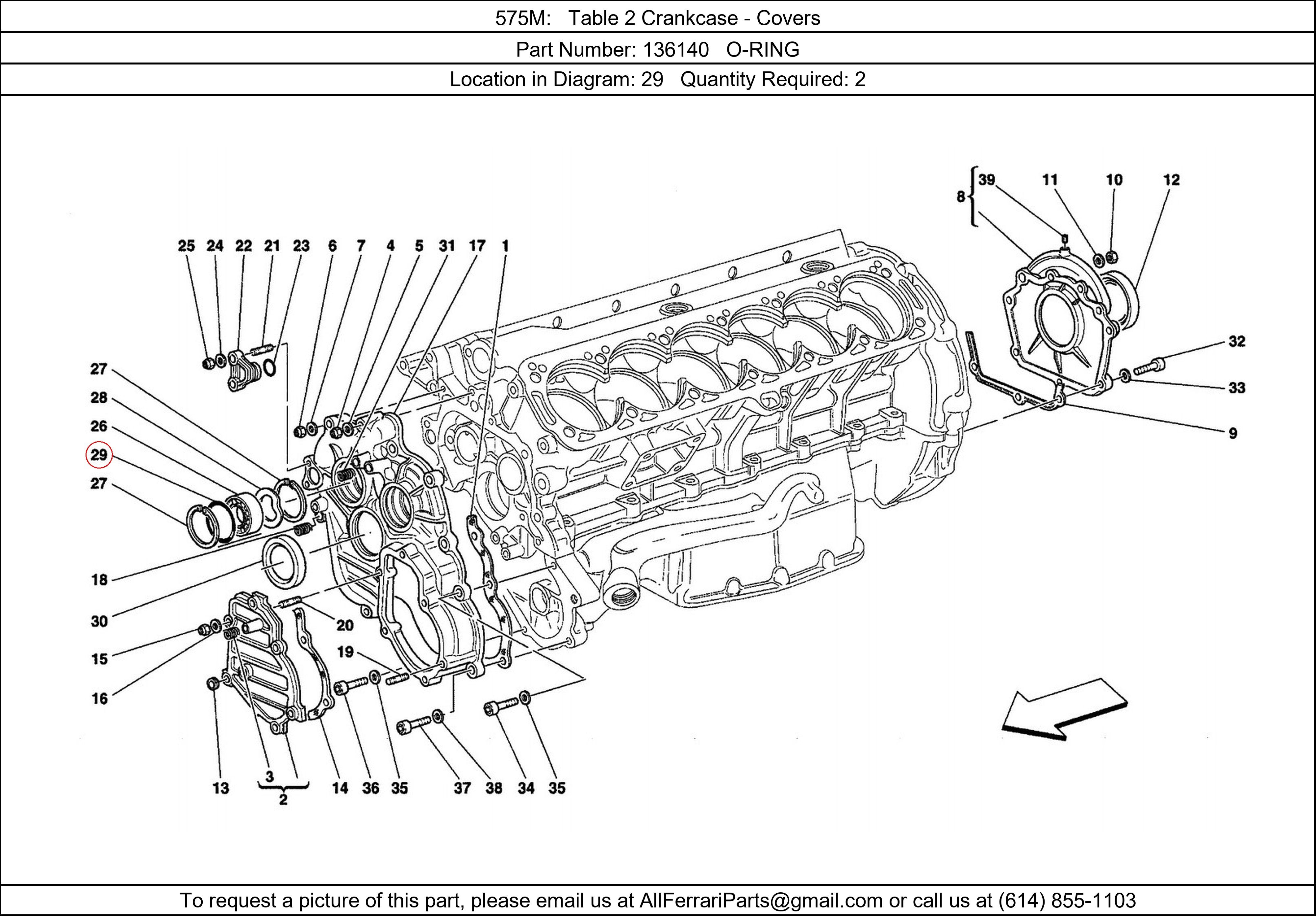 Ferrari Part 136140