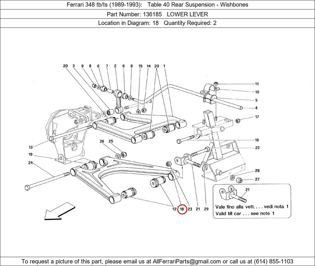 Ferrari Part 136185