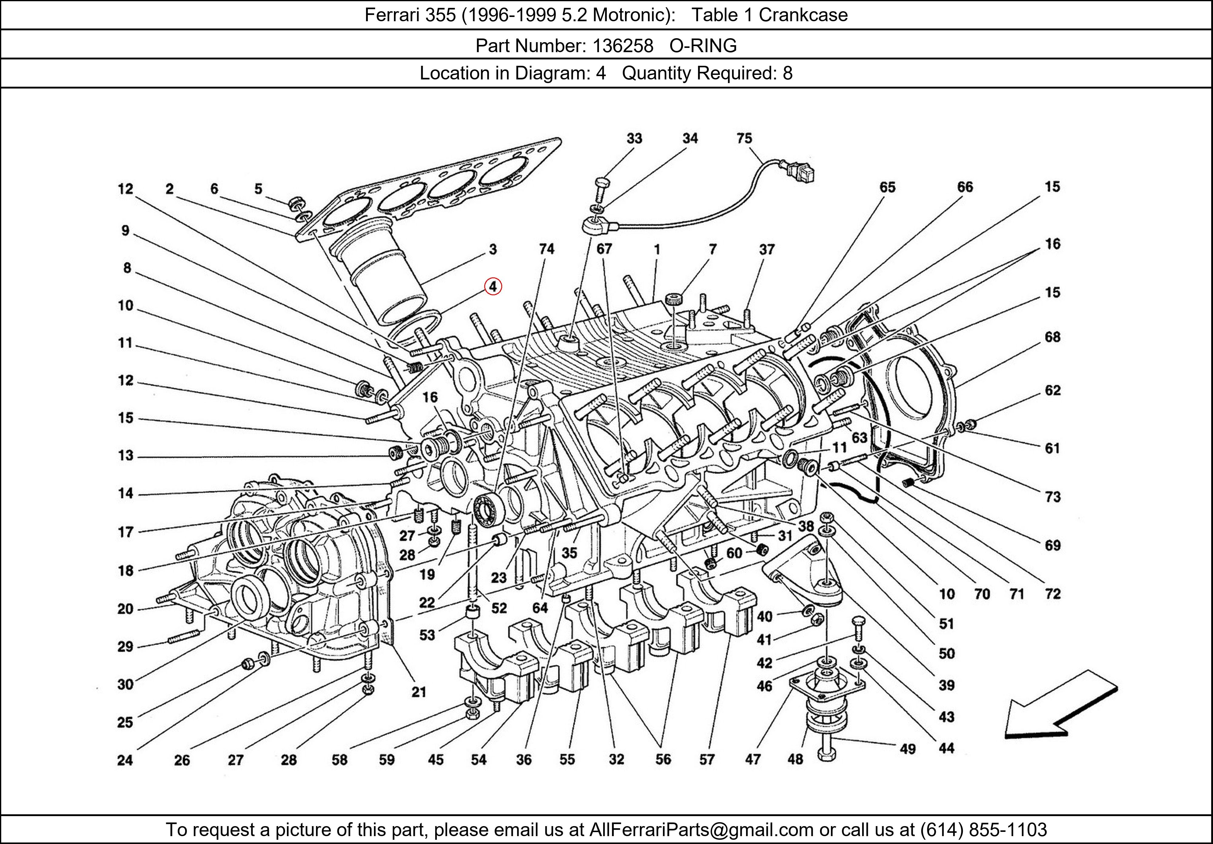 Ferrari Part 136258