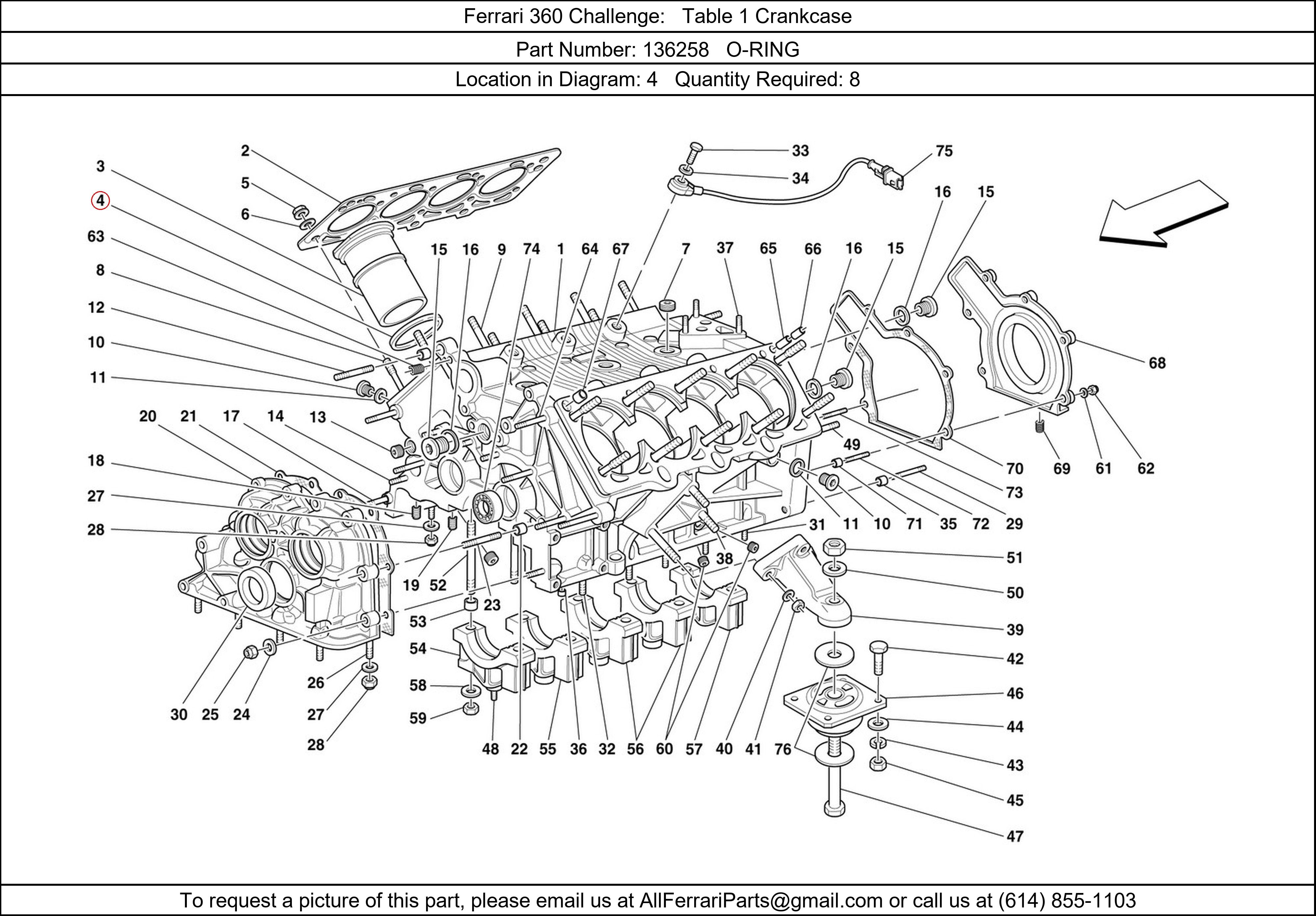 Ferrari Part 136258