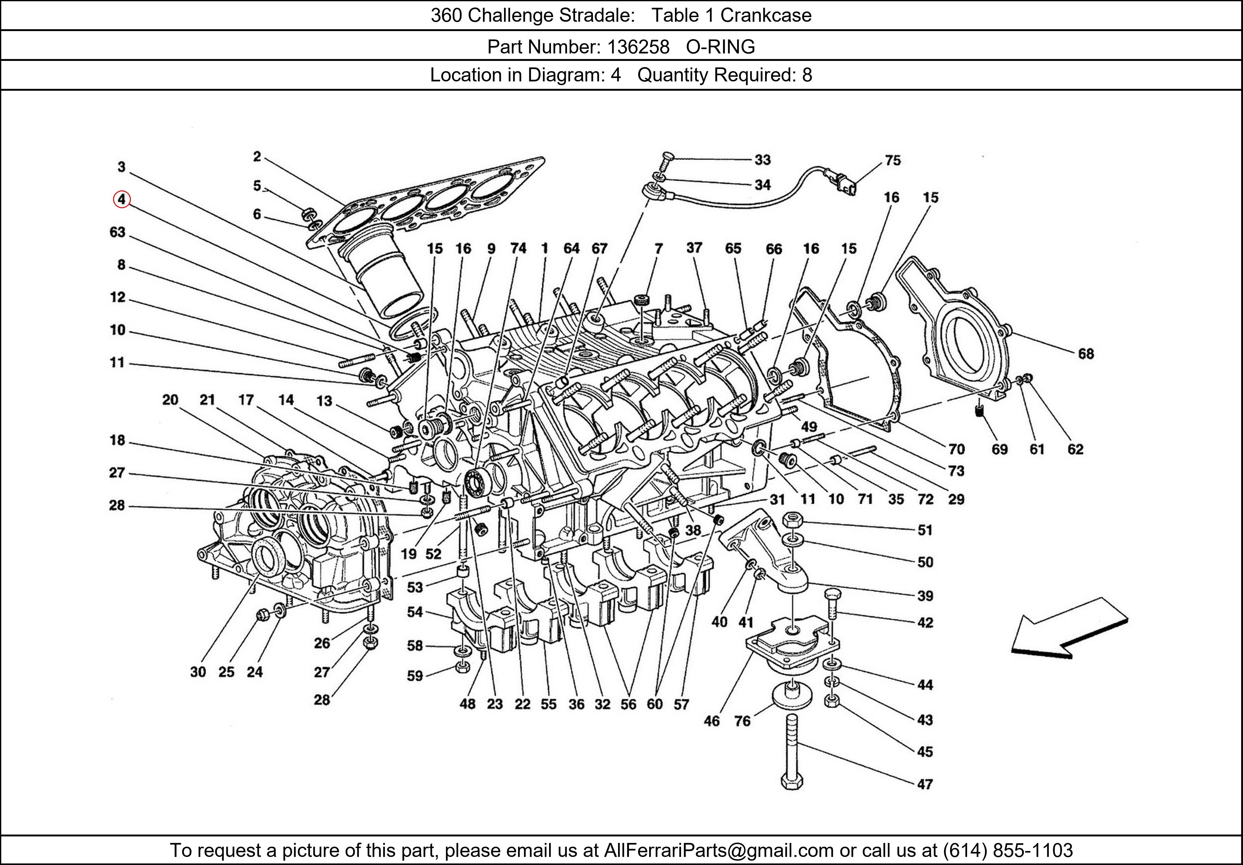 Ferrari Part 136258