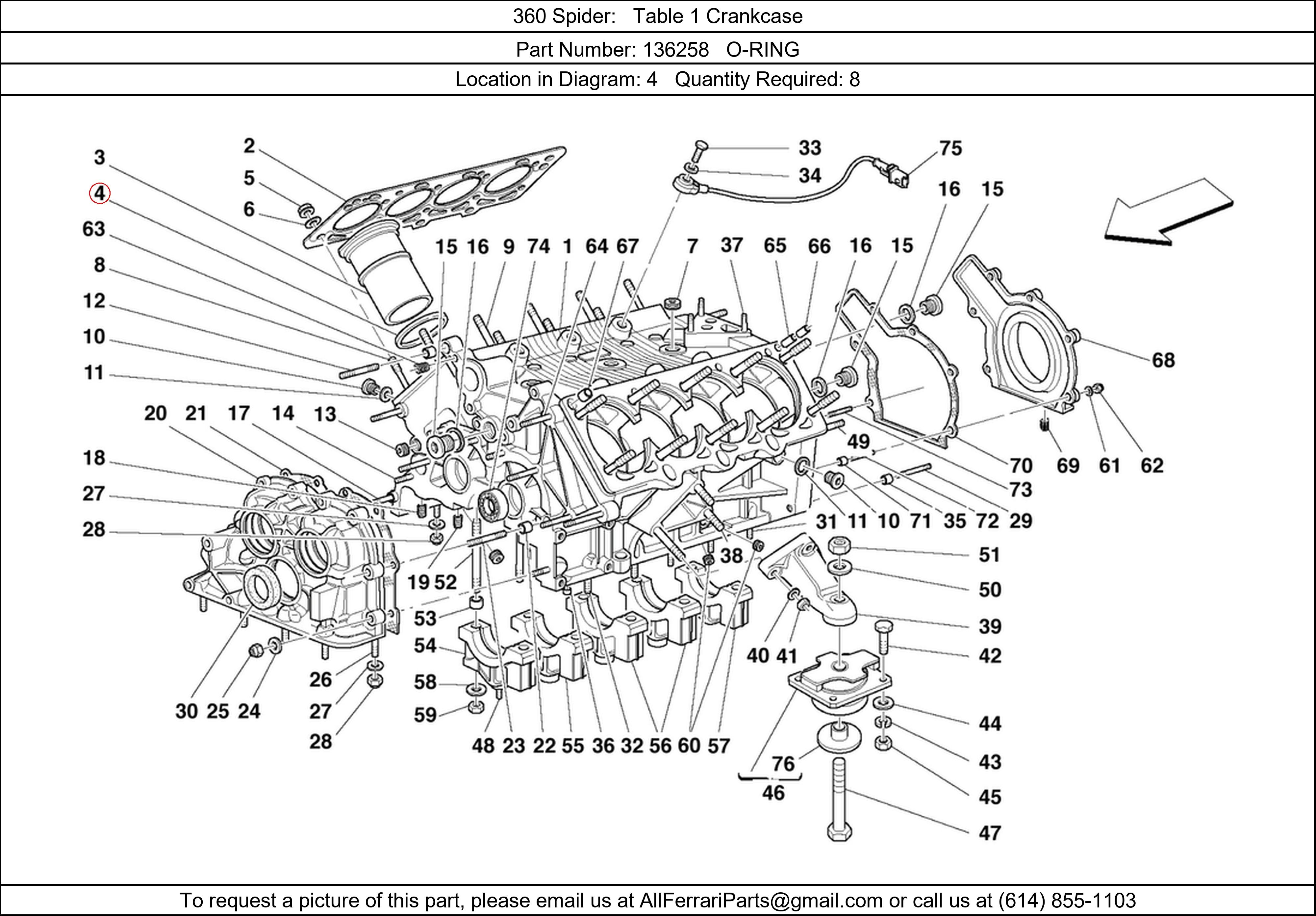 Ferrari Part 136258