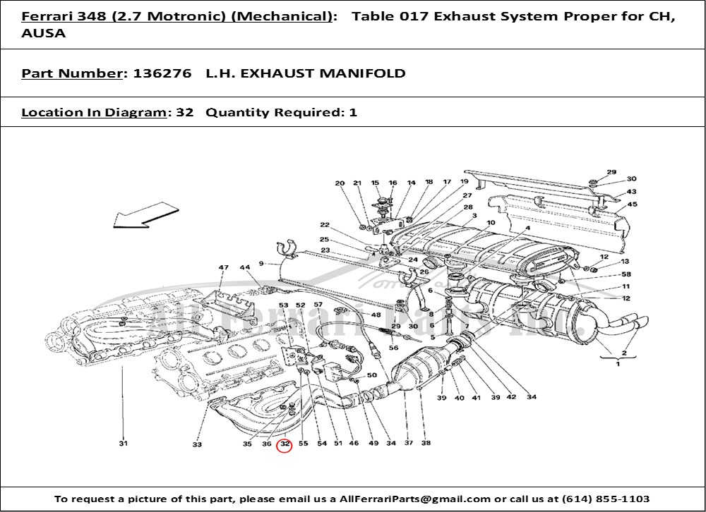 Ferrari Part 136276