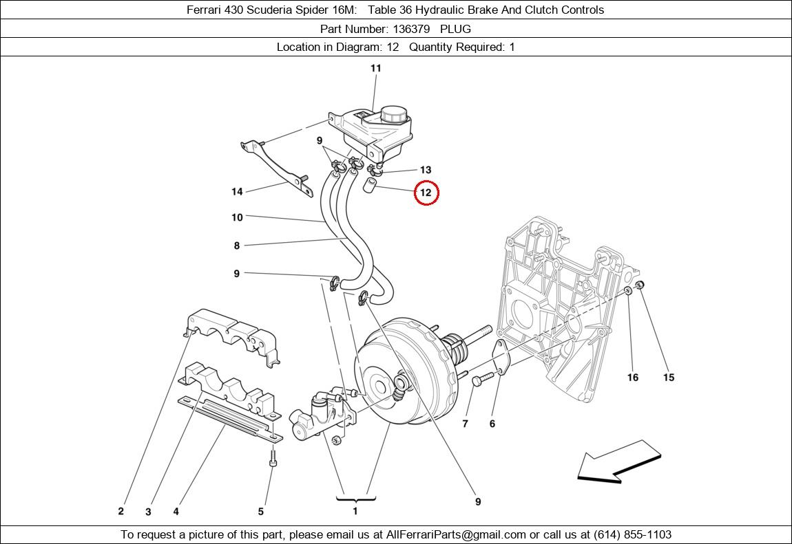 Ferrari Part 136379
