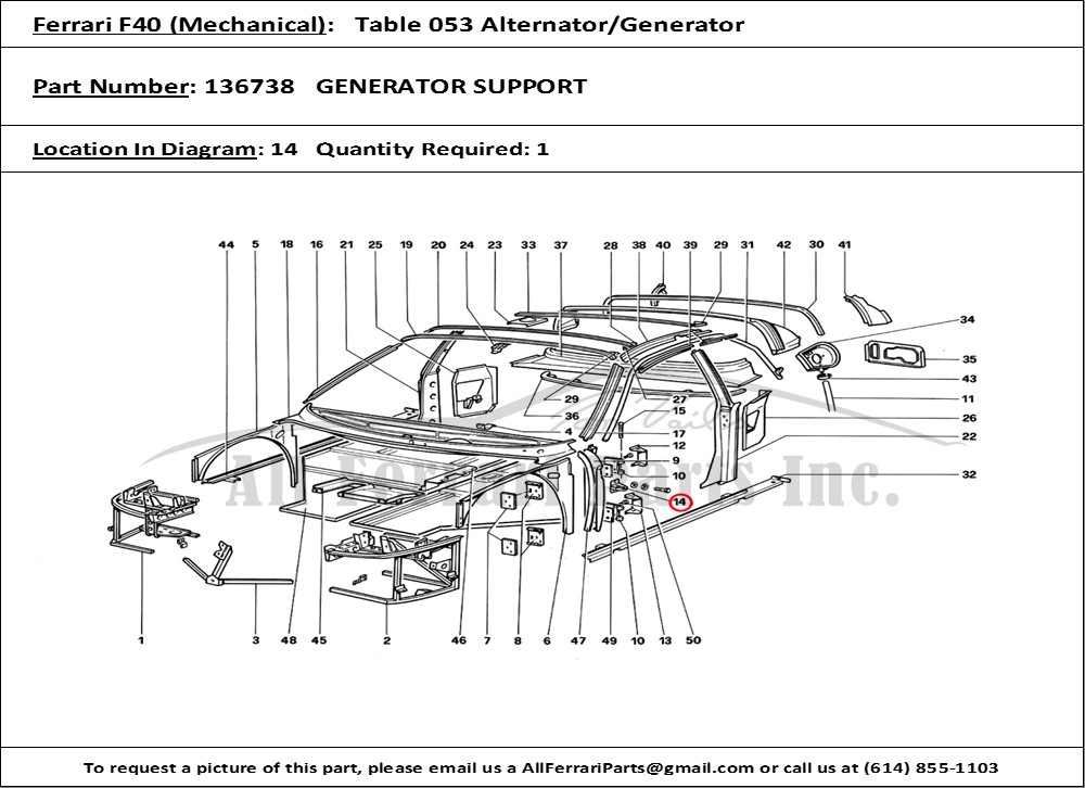 Ferrari Part 136738