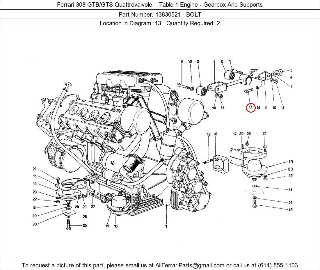 Ferrari Part 13830521