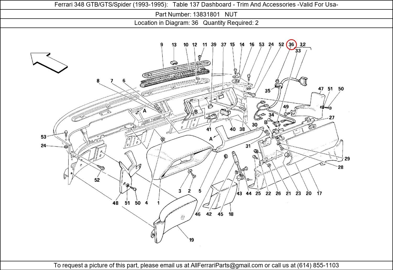 Ferrari Part 13831801