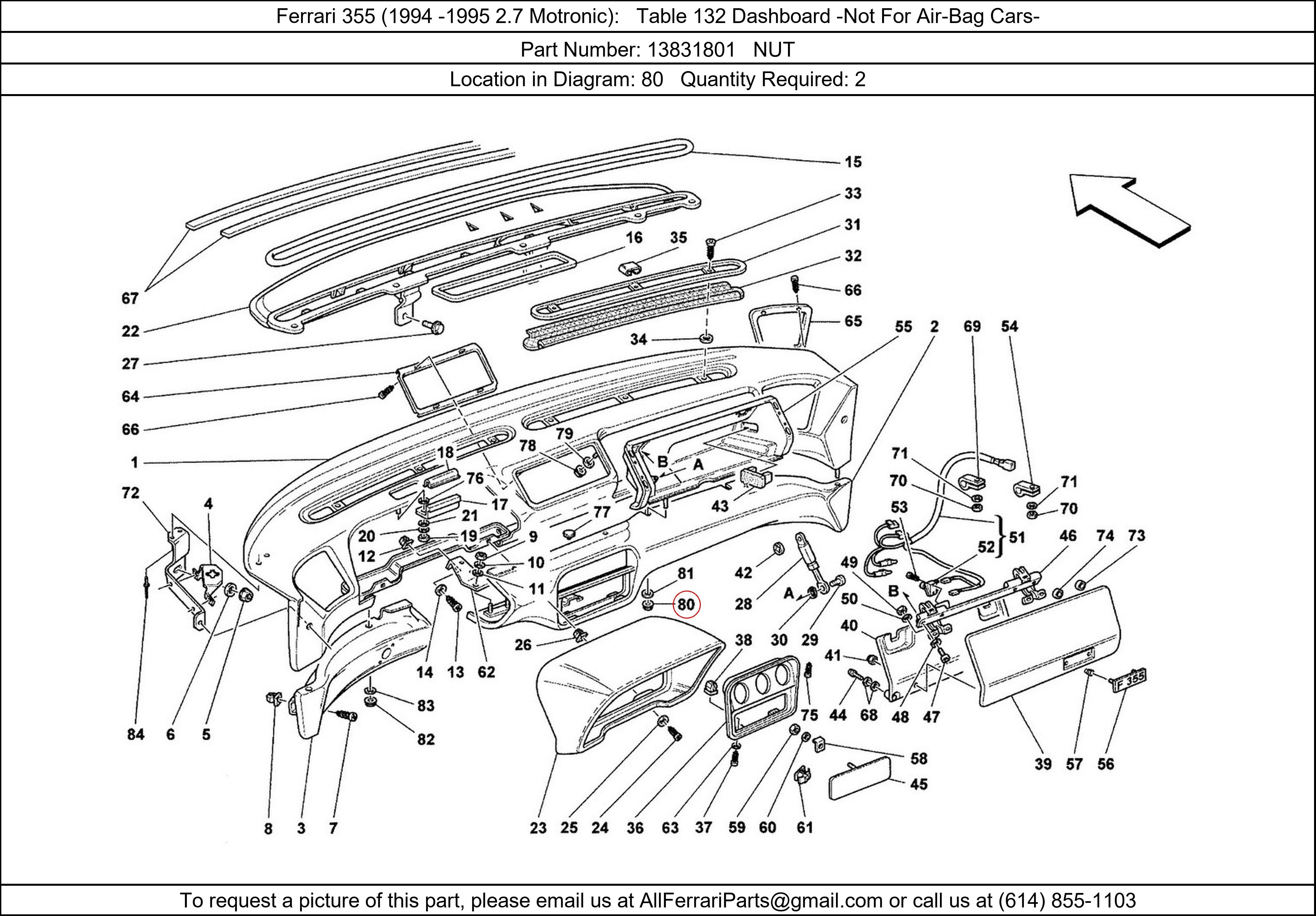 Ferrari Part 13831801