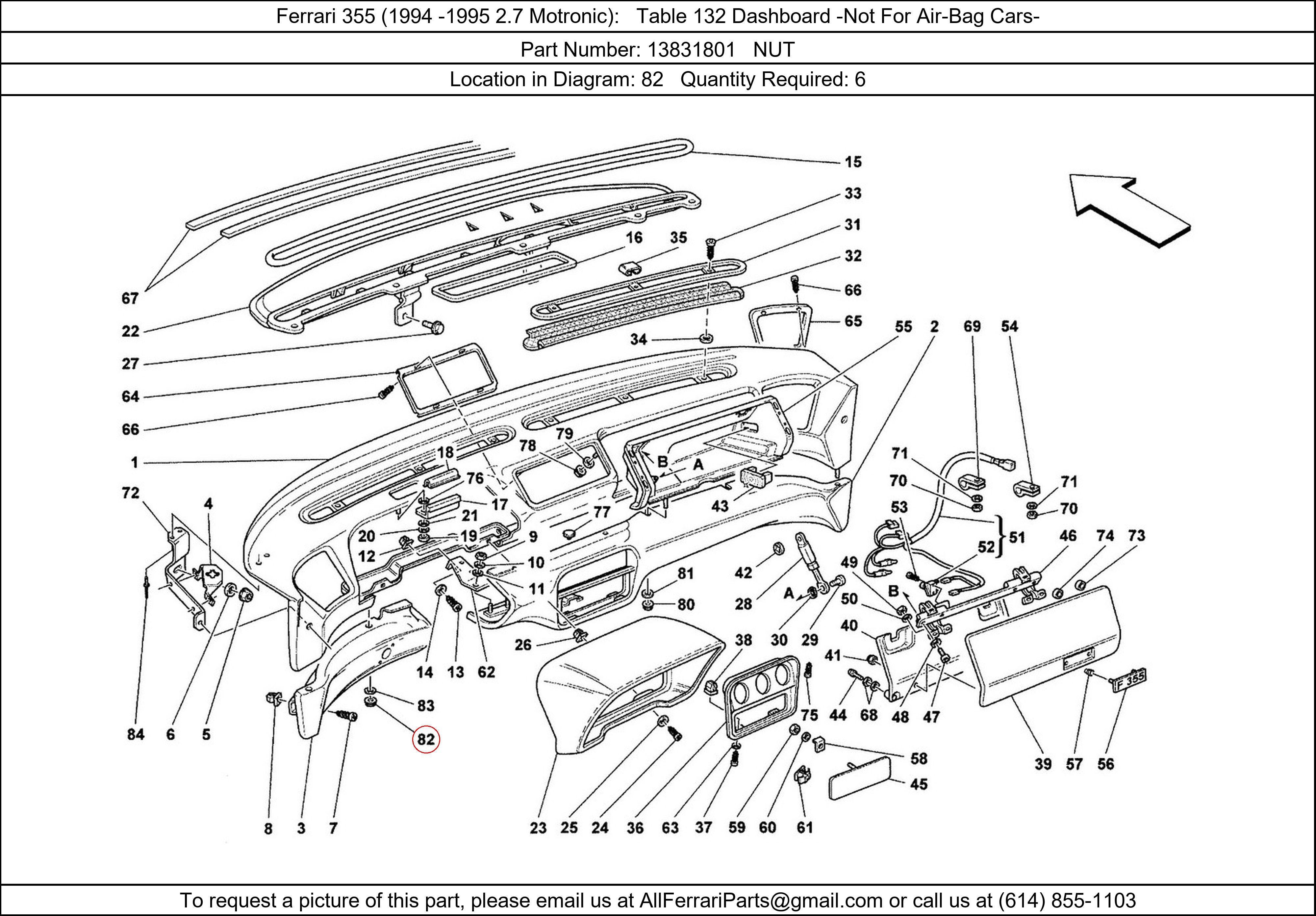 Ferrari Part 13831801