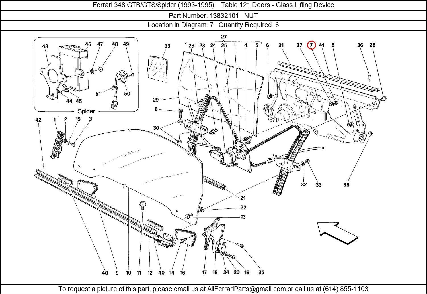 Ferrari Part 13832101