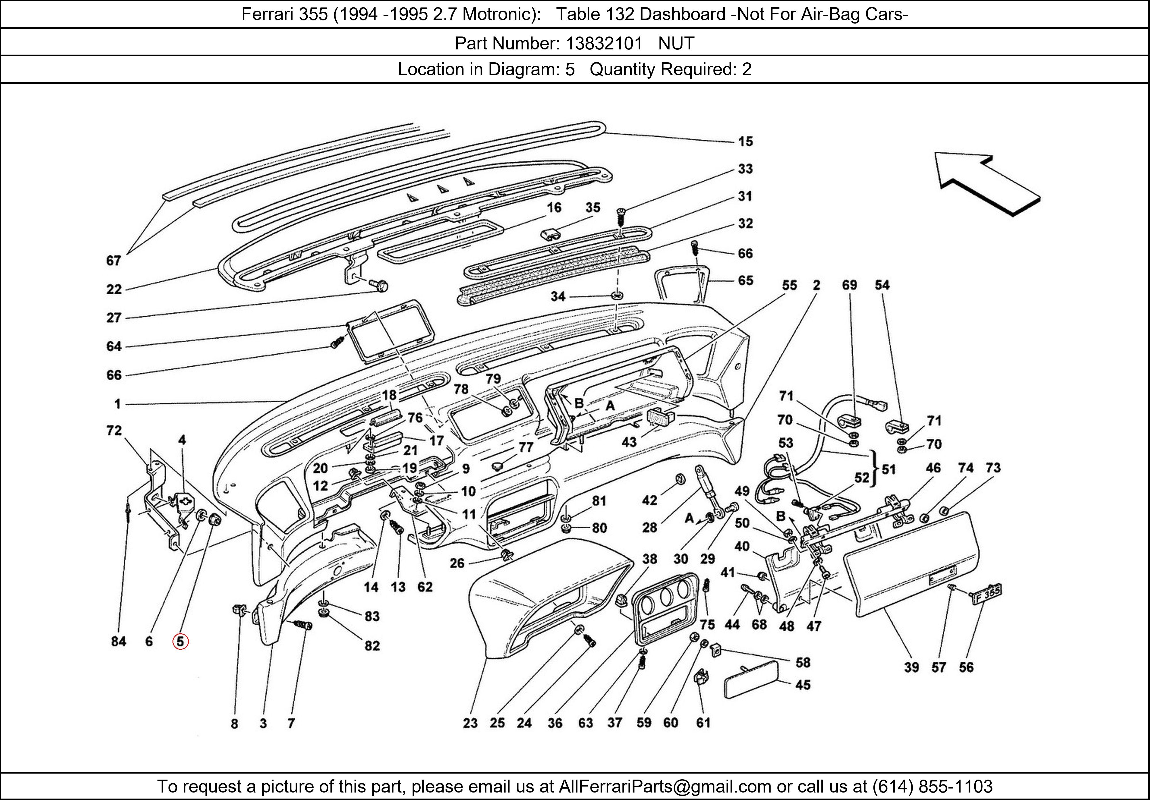 Ferrari Part 13832101