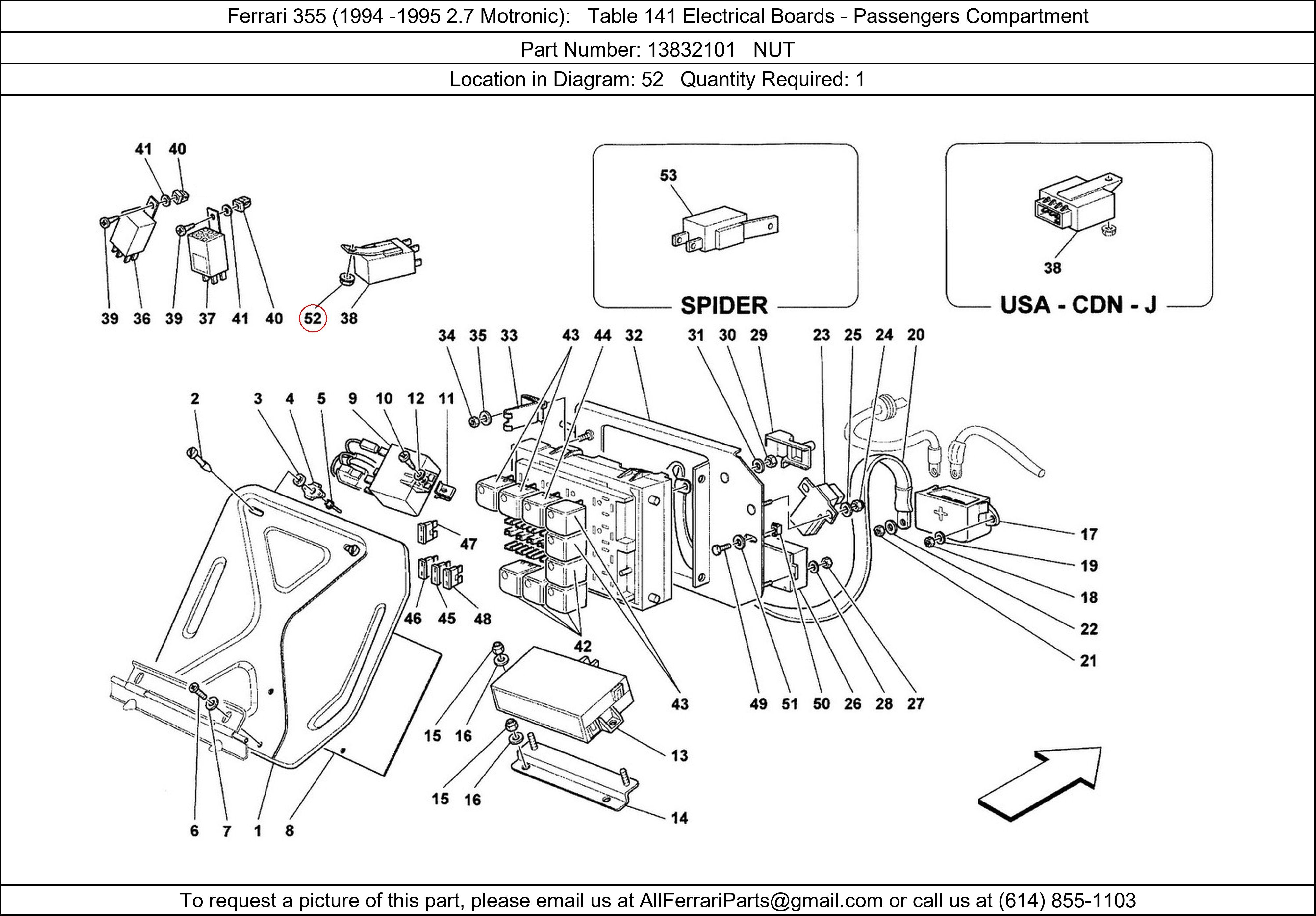 Ferrari Part 13832101