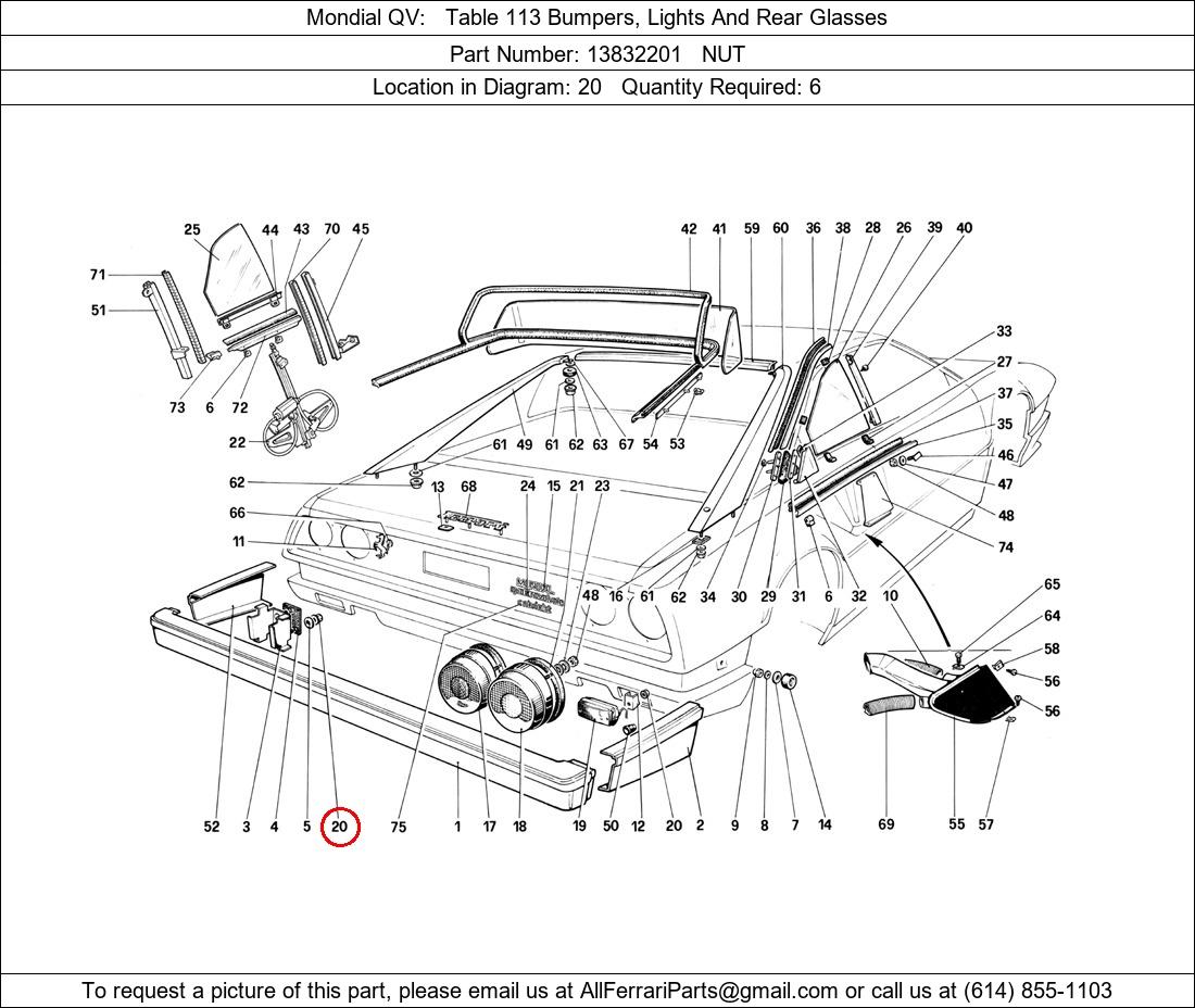 Ferrari Part 13832201