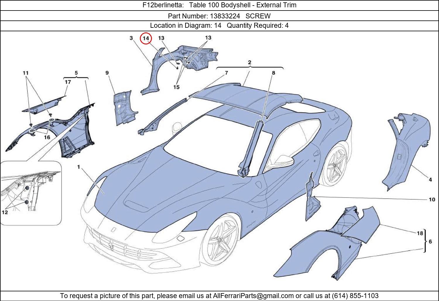 Ferrari Part 13833224