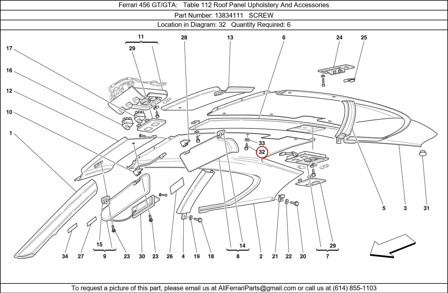 Ferrari Part 13834111