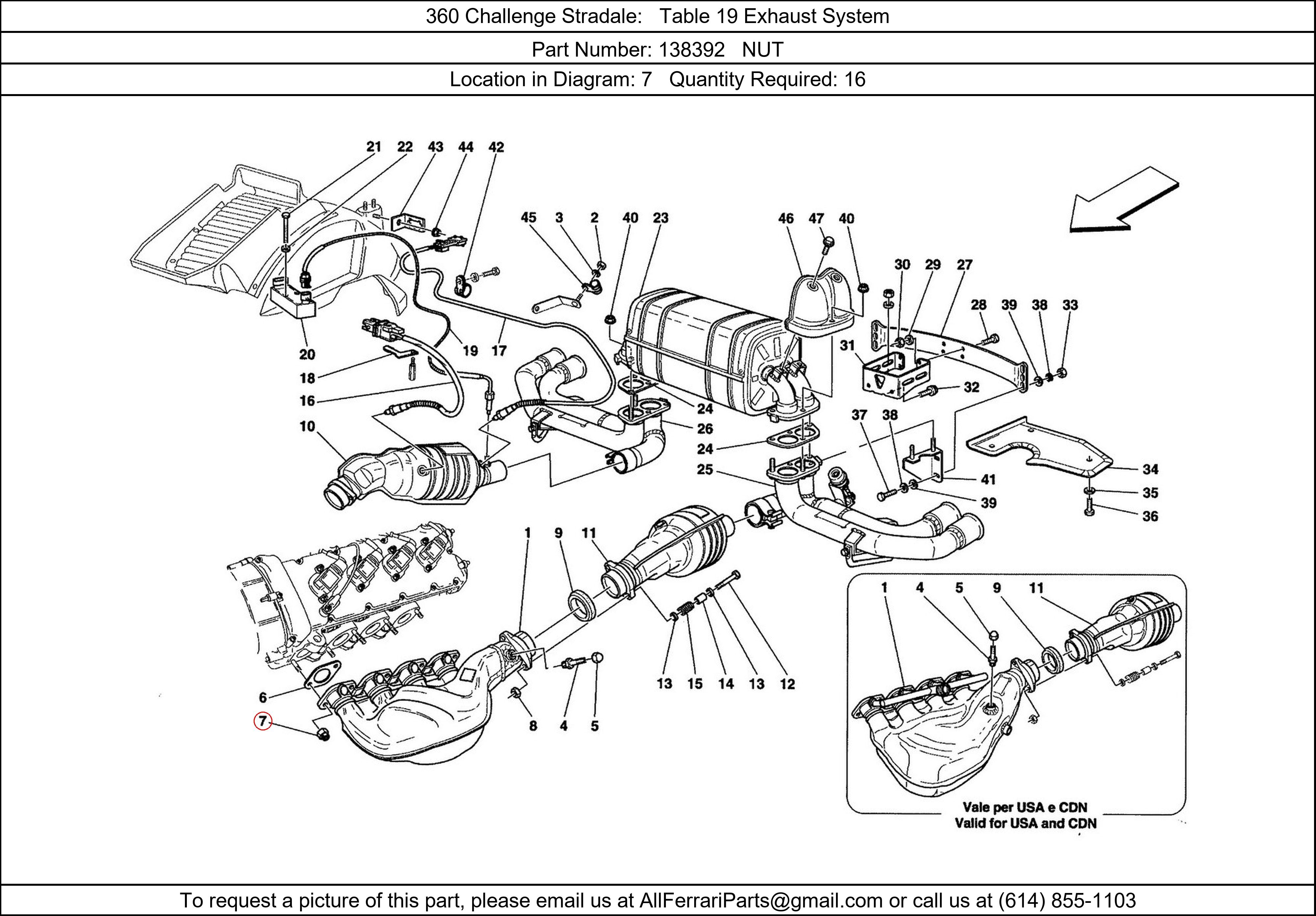 Ferrari Part 138392