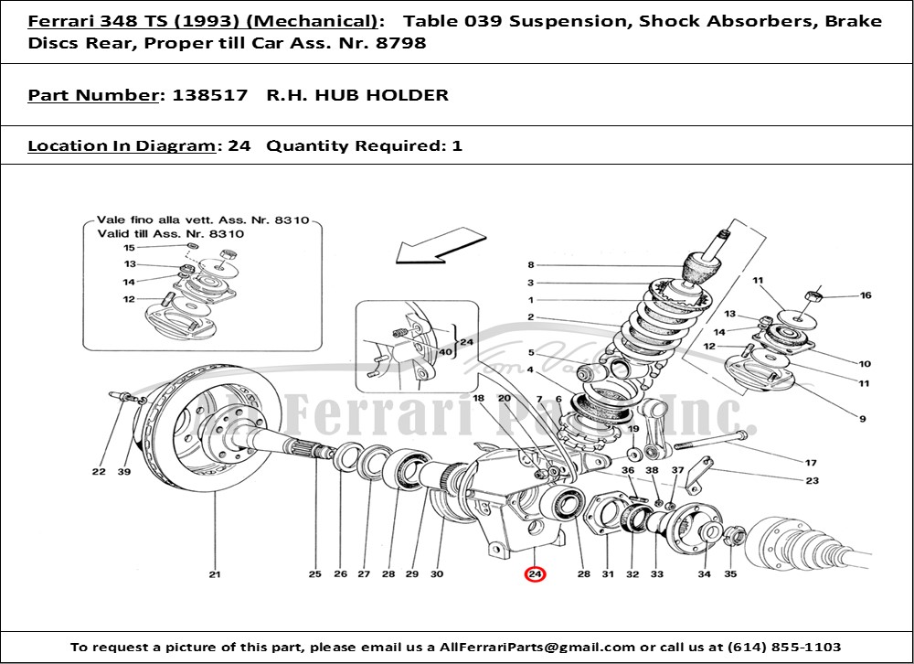 Ferrari Part 138517