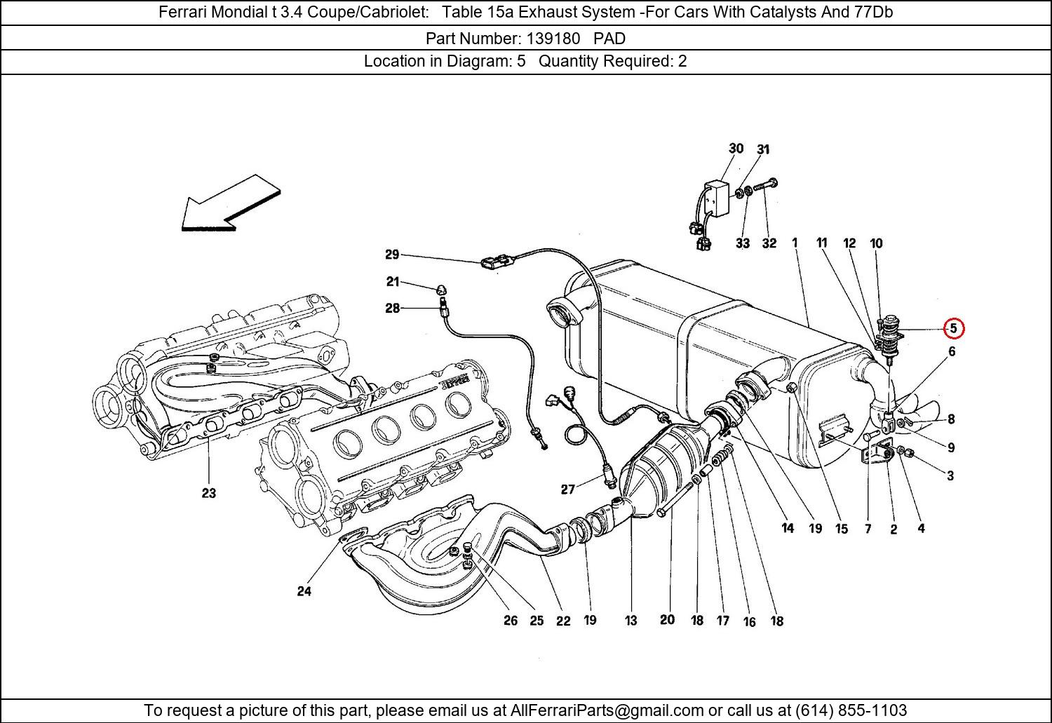 Ferrari Part 139180