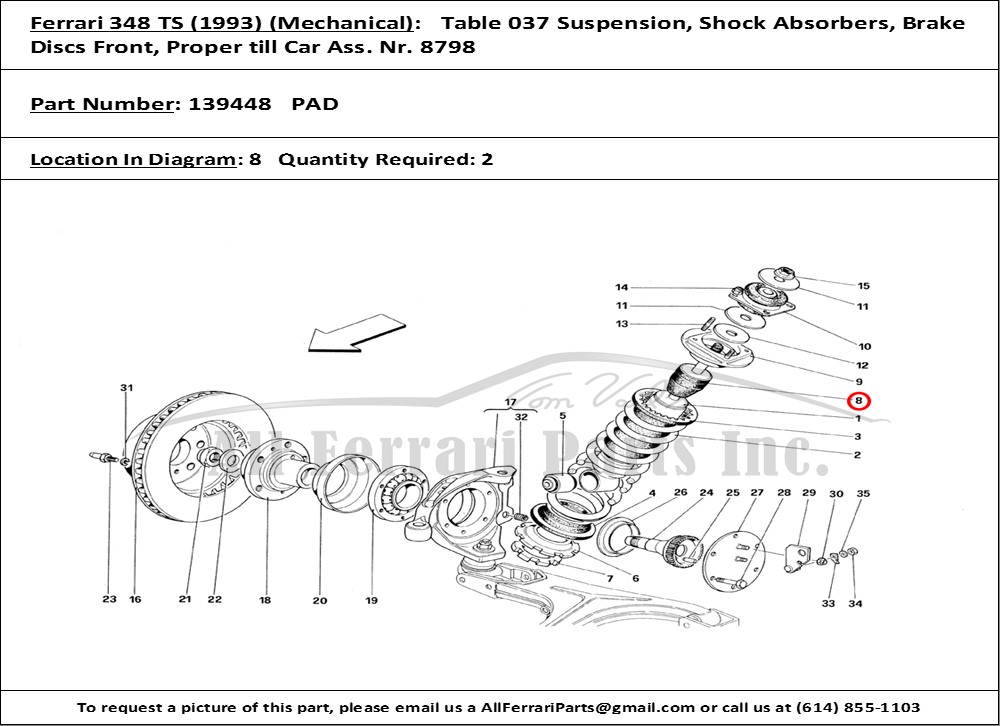 Ferrari Part 139448