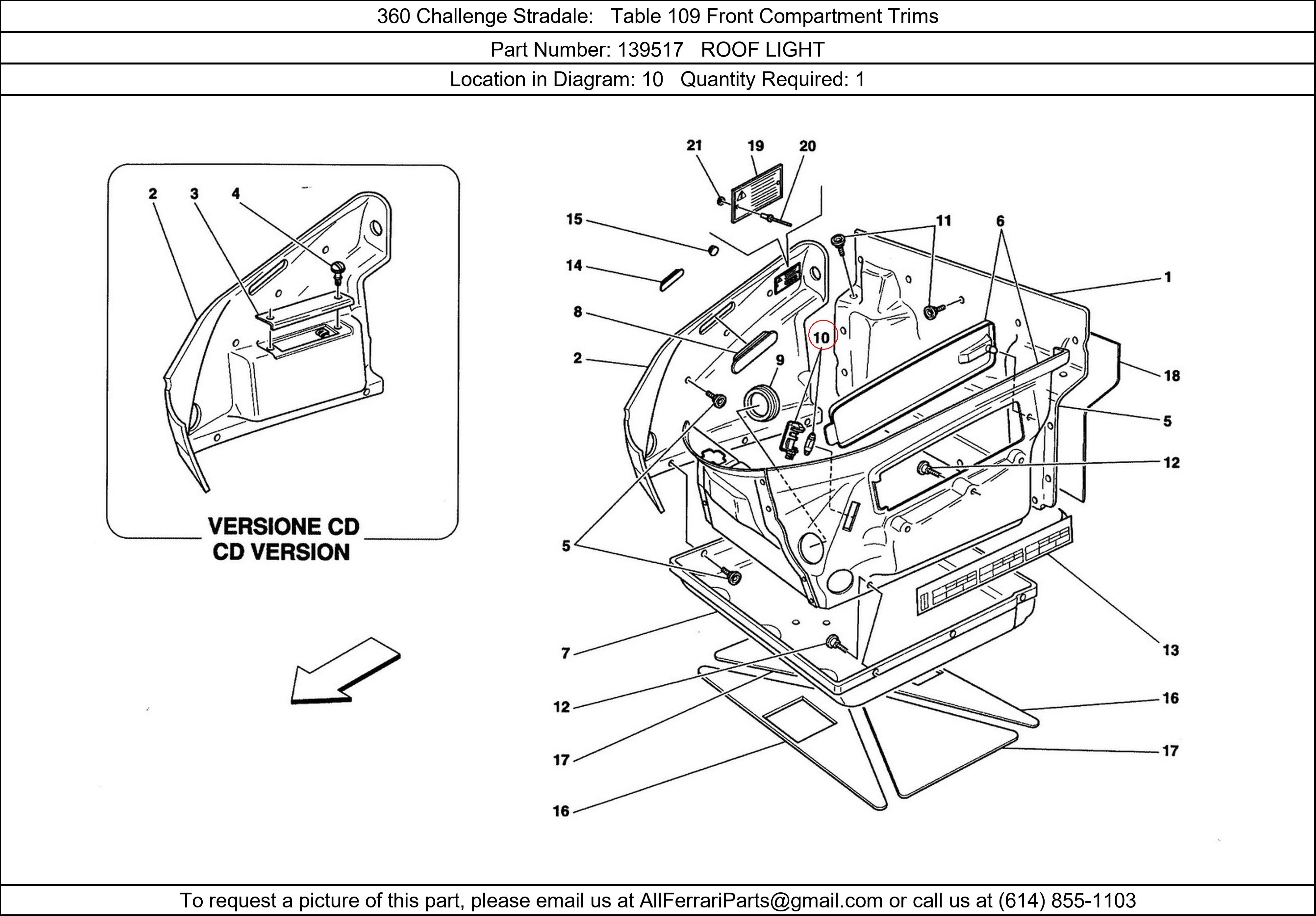 Ferrari Part 139517