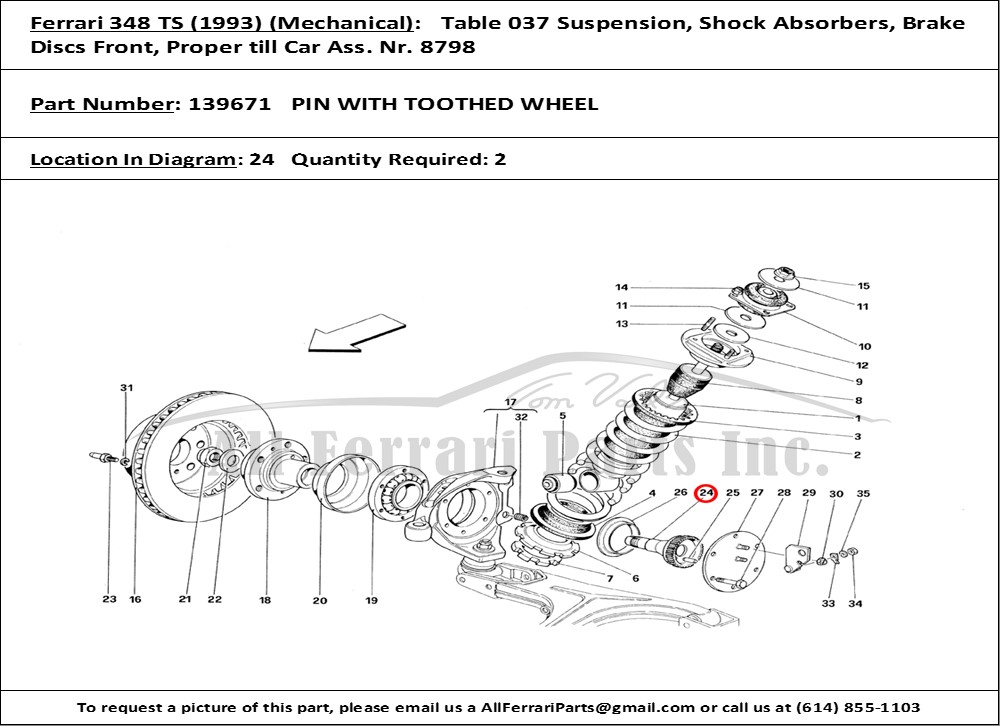 Ferrari Part 139671