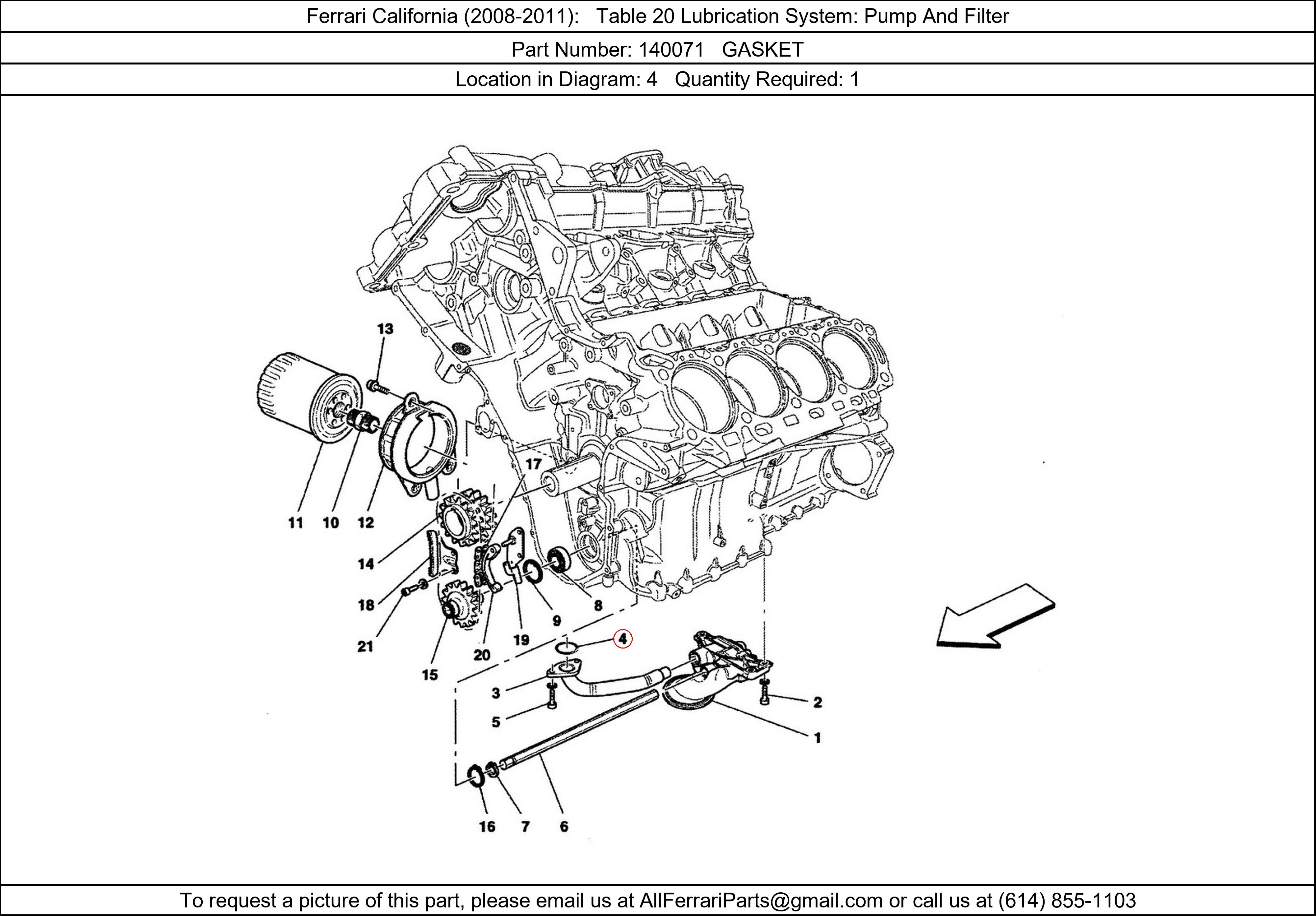 Ferrari Part 140071