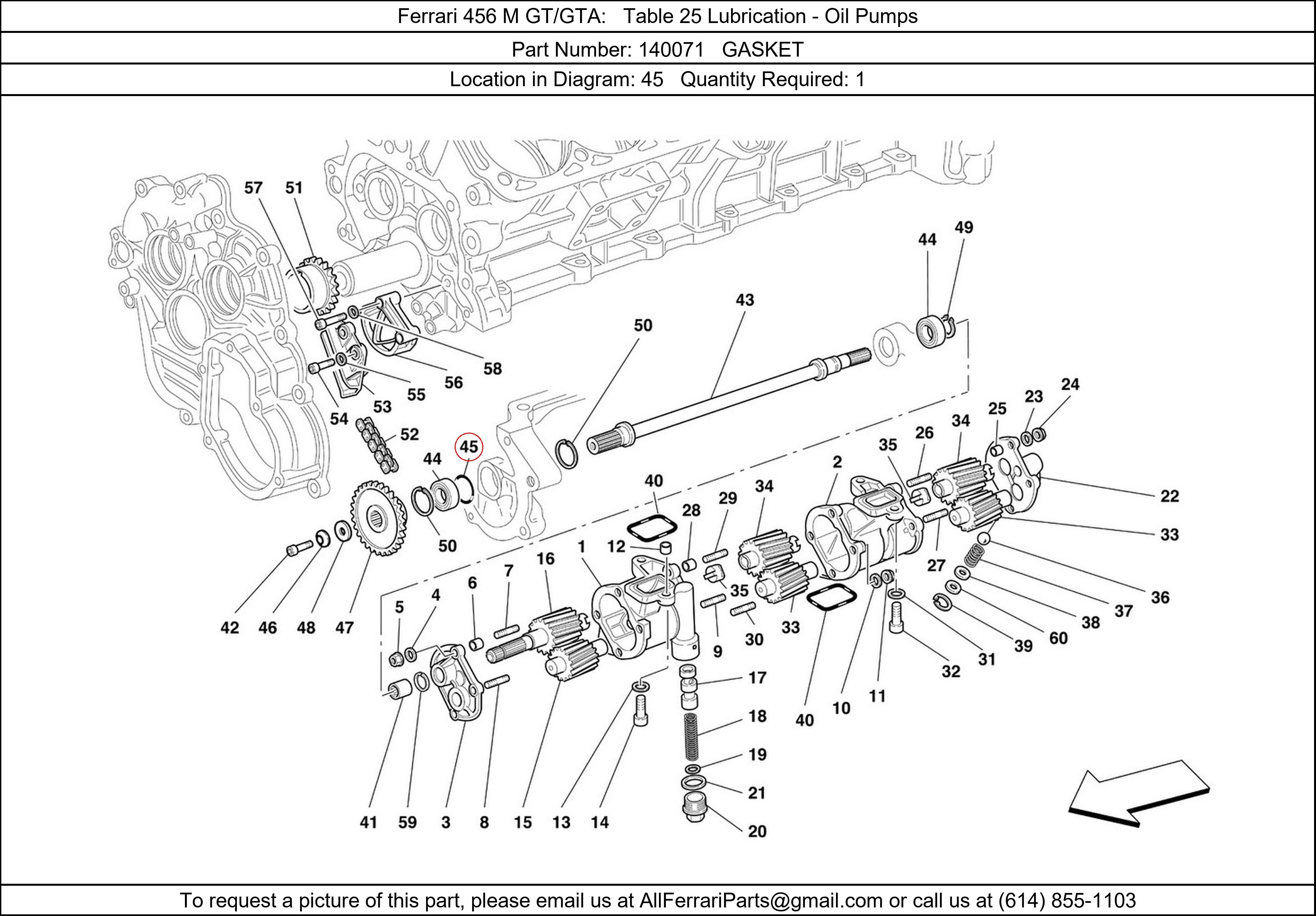 Ferrari Part 140071