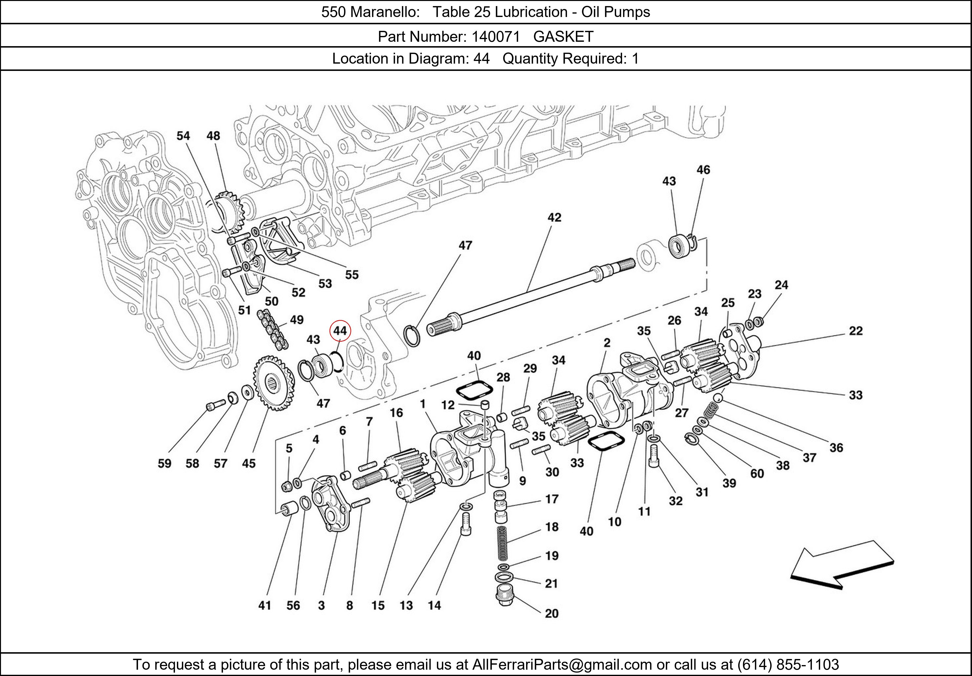 Ferrari Part 140071