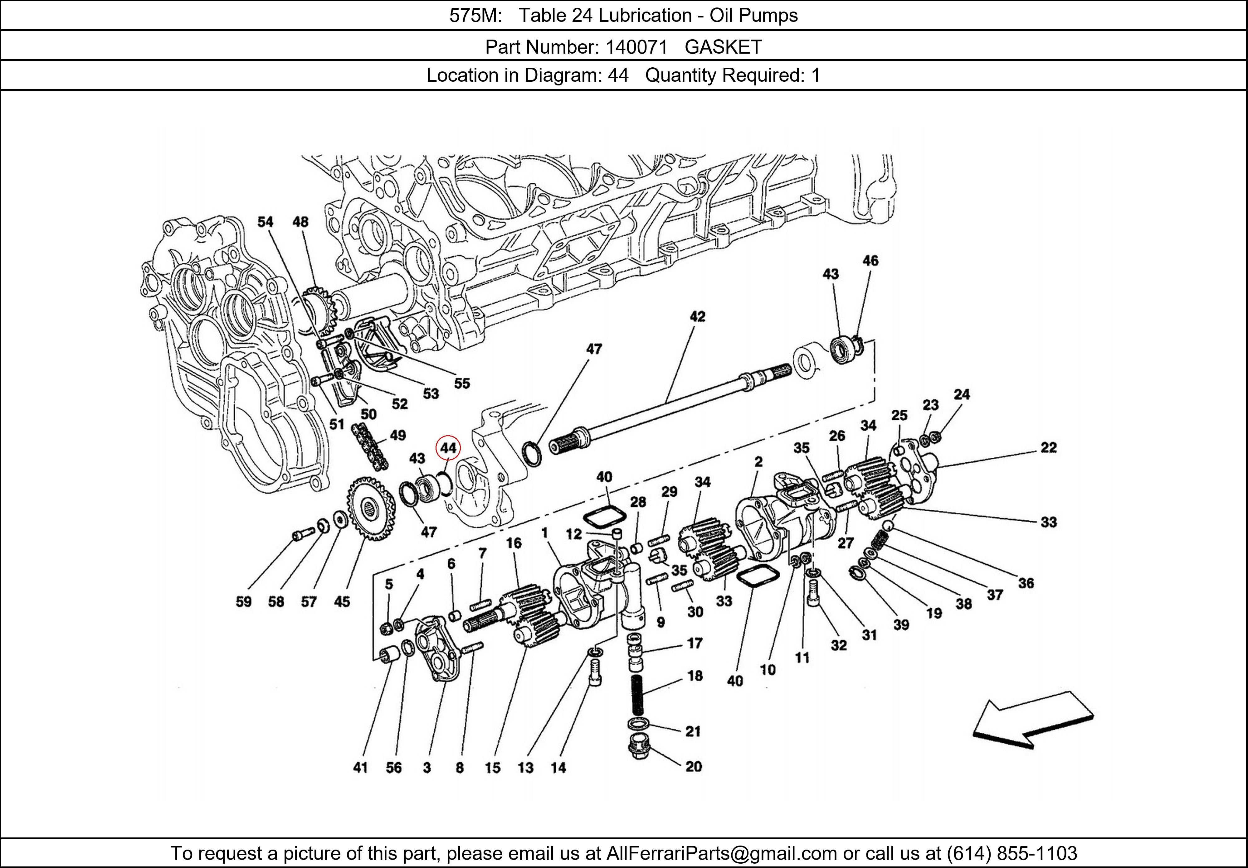 Ferrari Part 140071