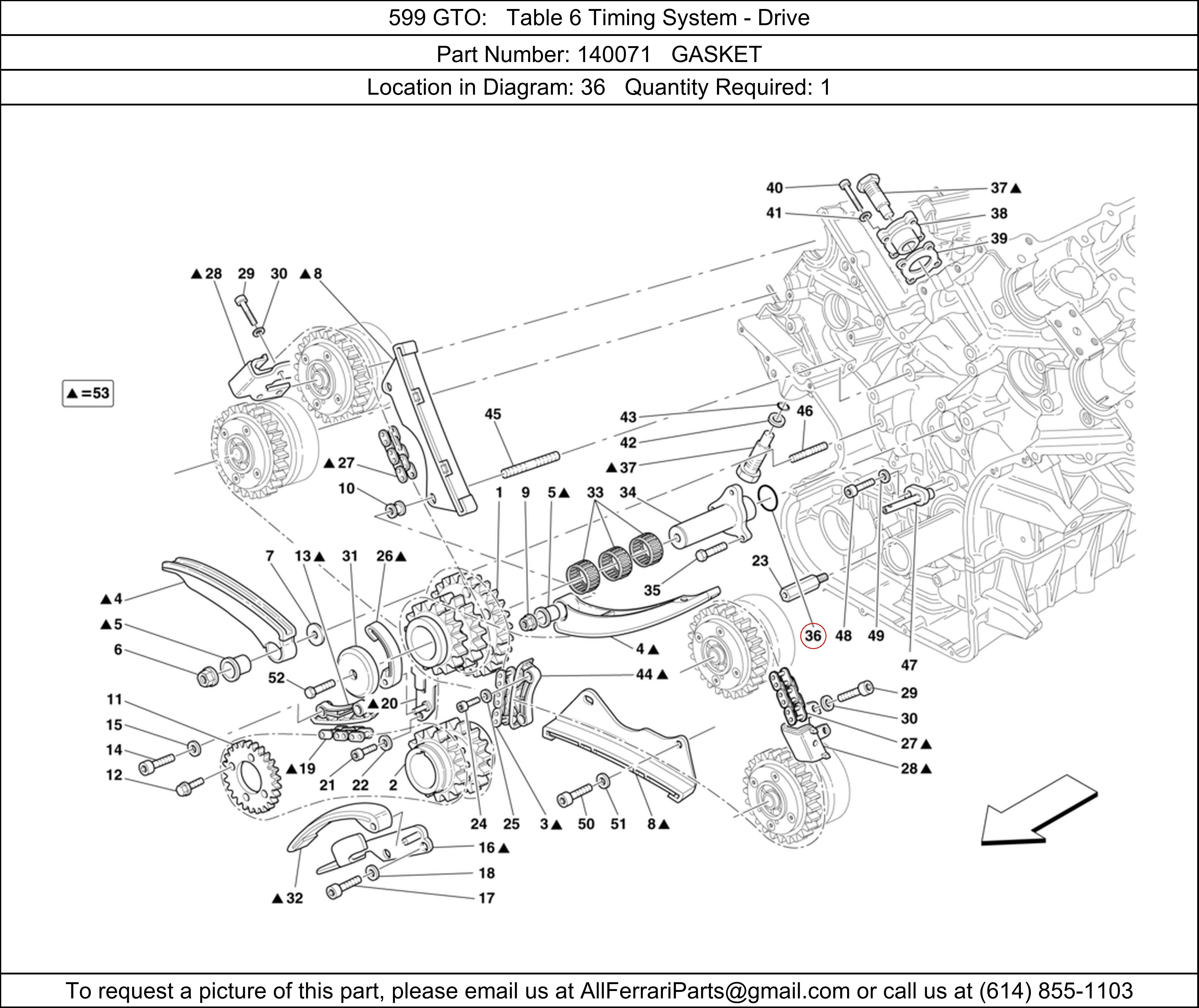 Ferrari Part 140071