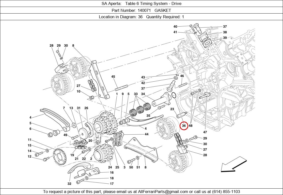 Ferrari Part 140071