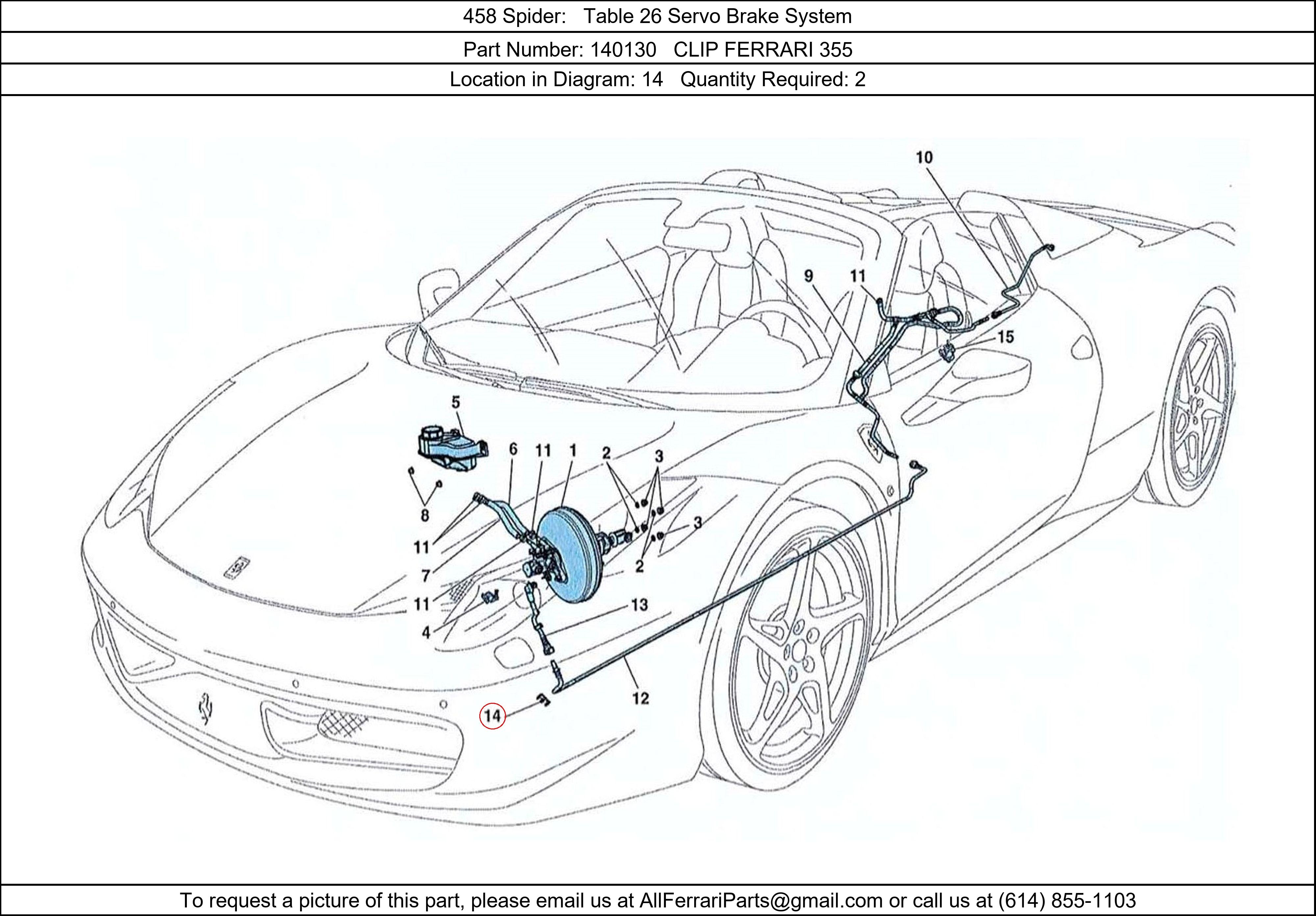 Ferrari Part 140130